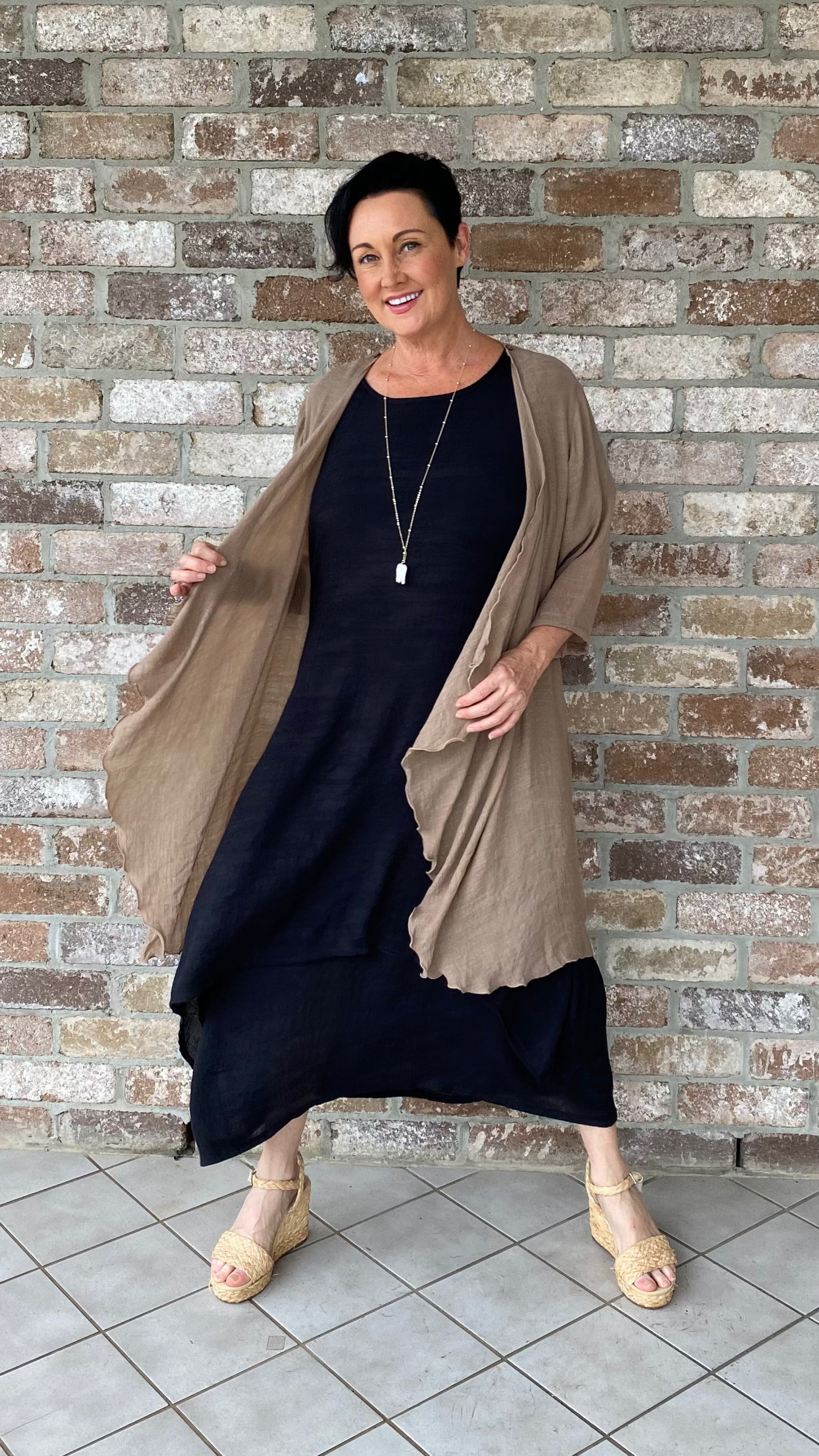 Brigitte Dress in Black
