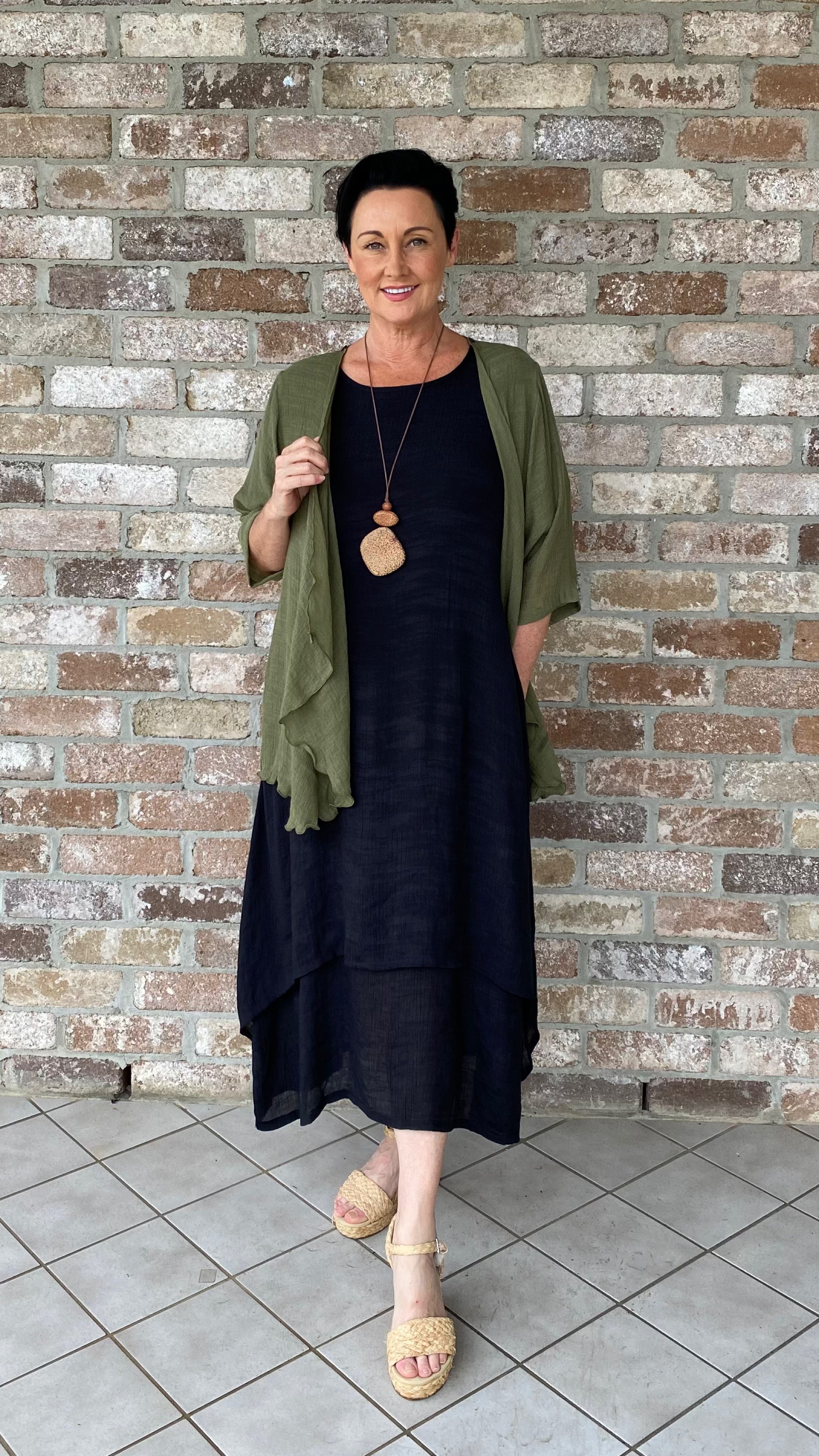 Brigitte Dress in Black