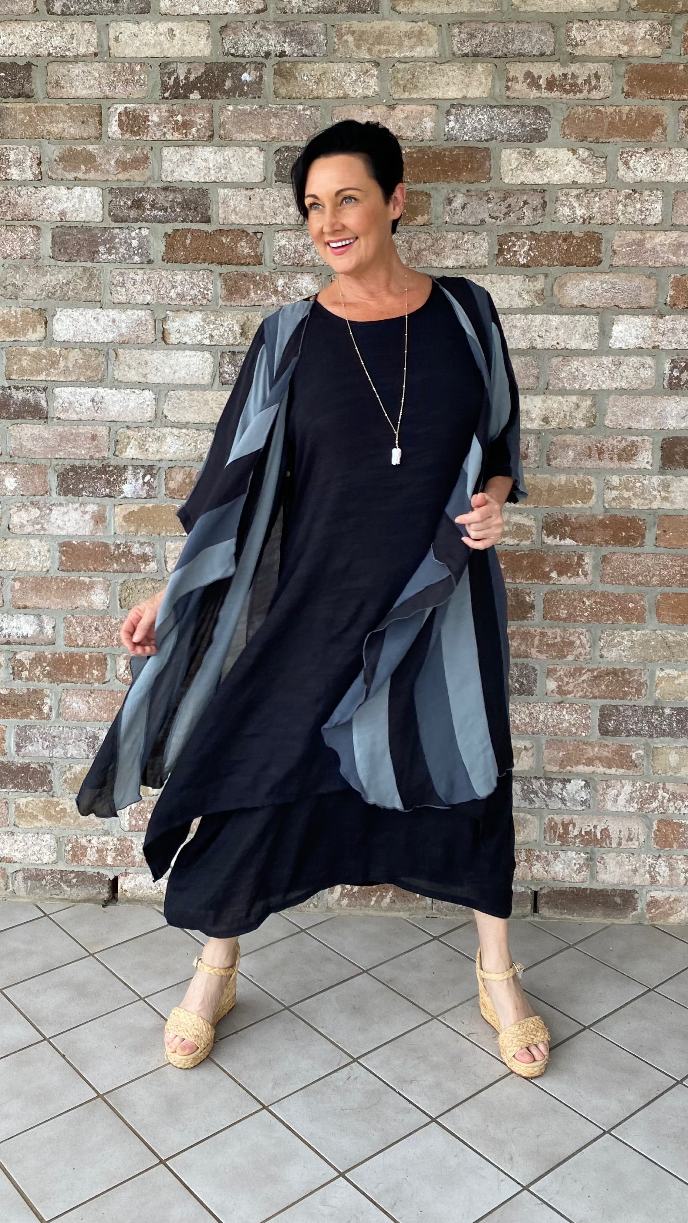 Brigitte Dress in Black
