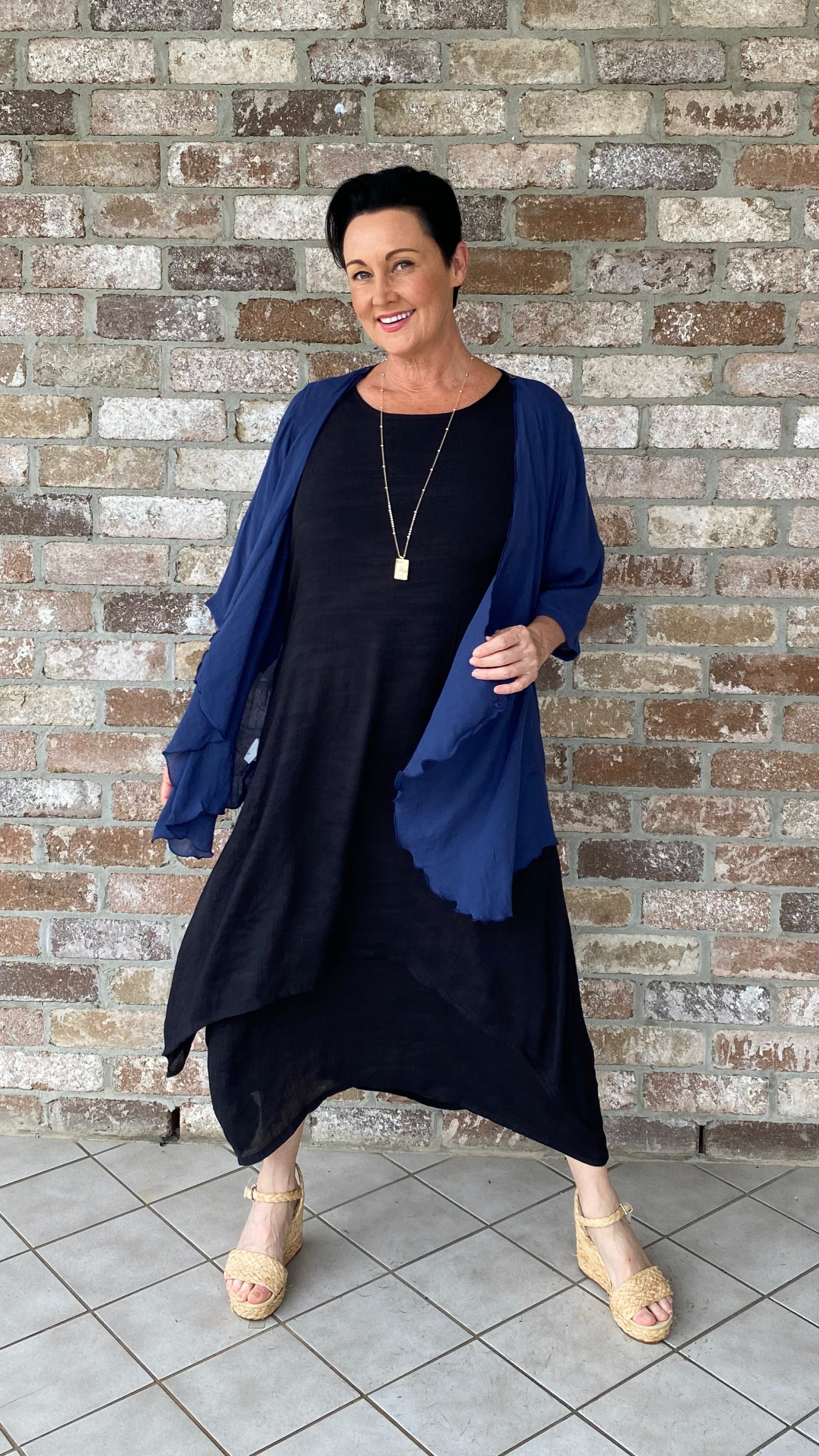 Brigitte Dress in Black
