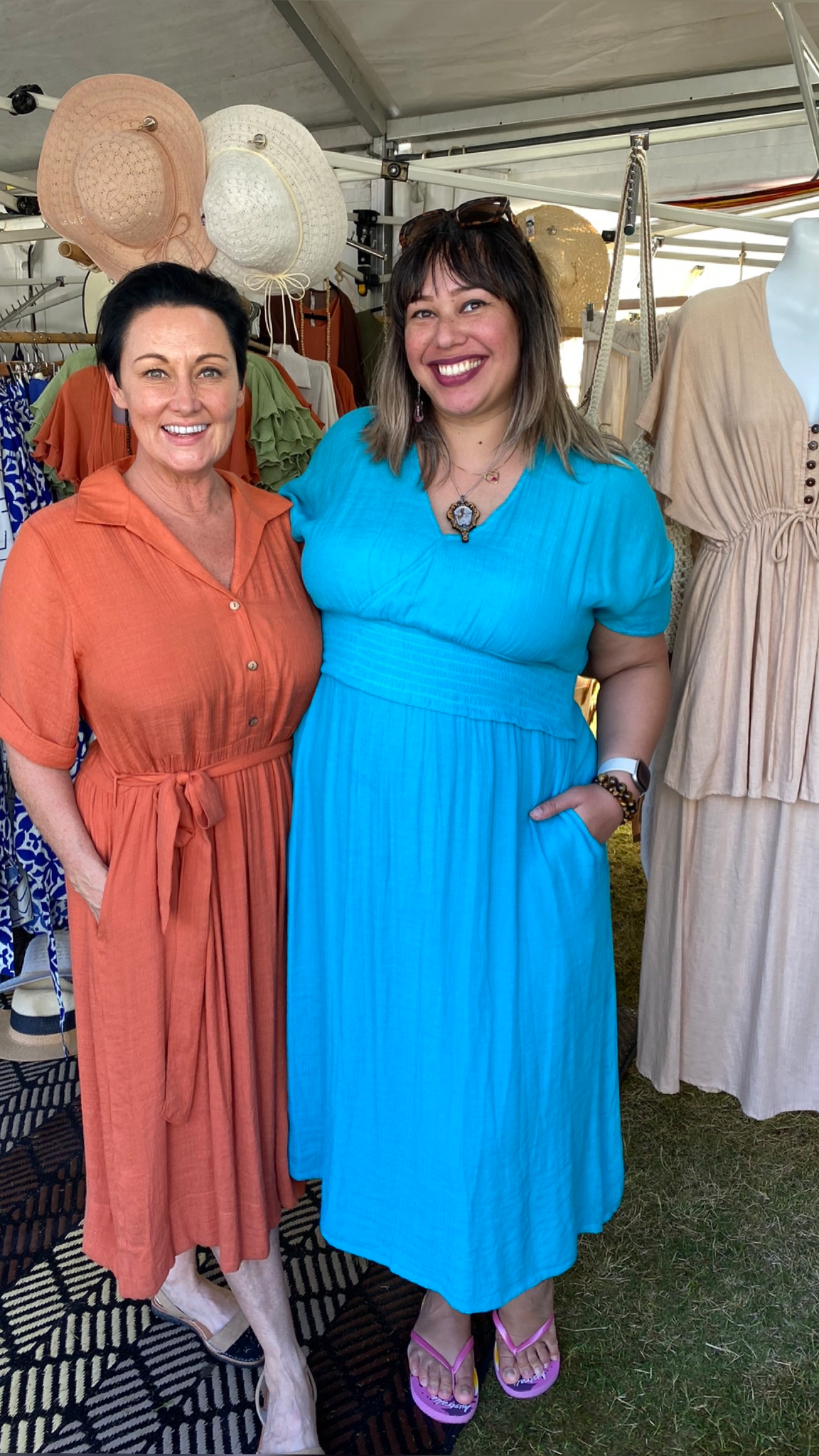 LAST CHANCE Poppy Dress in Turquoise