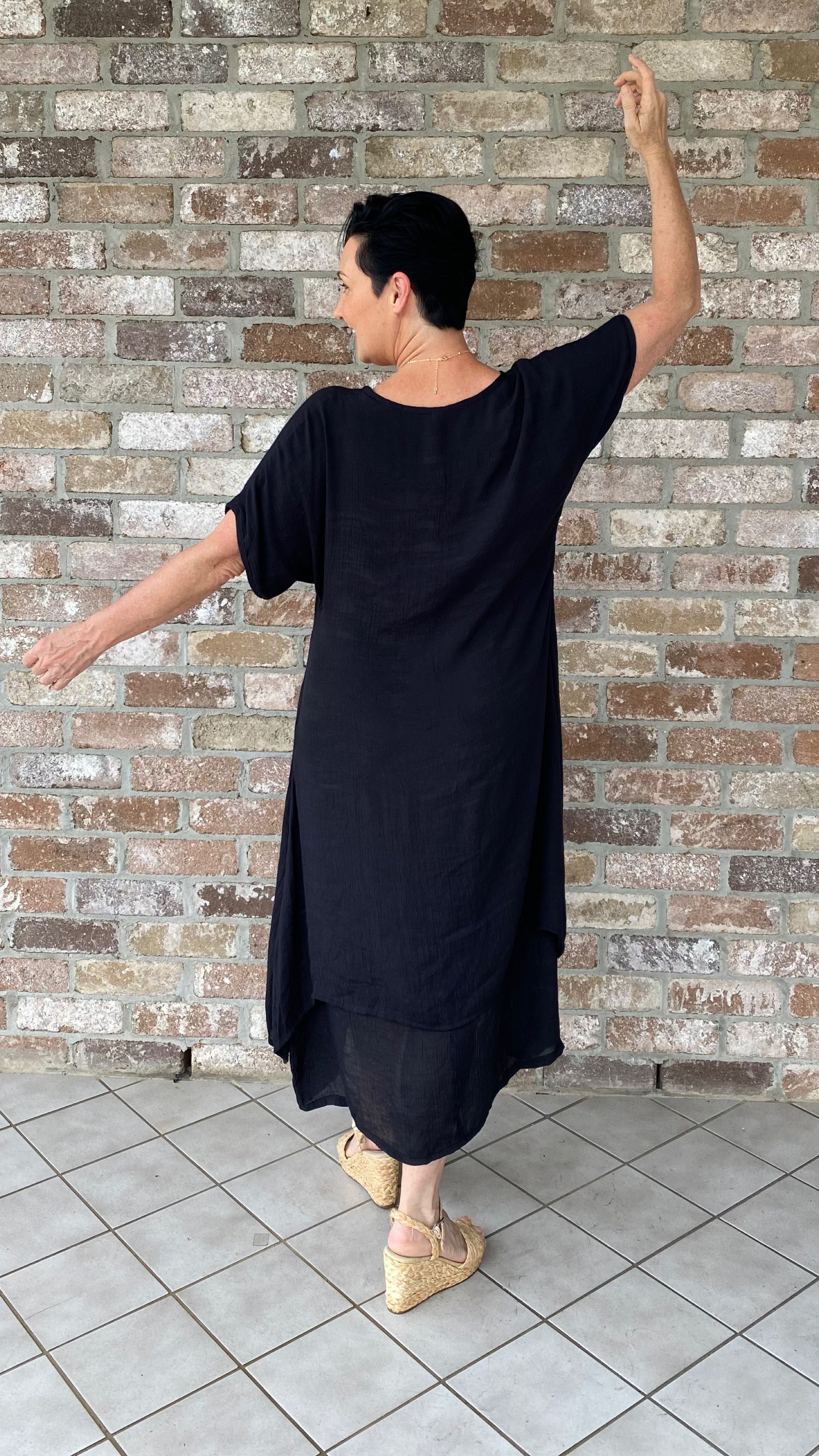 Brigitte Dress in Black