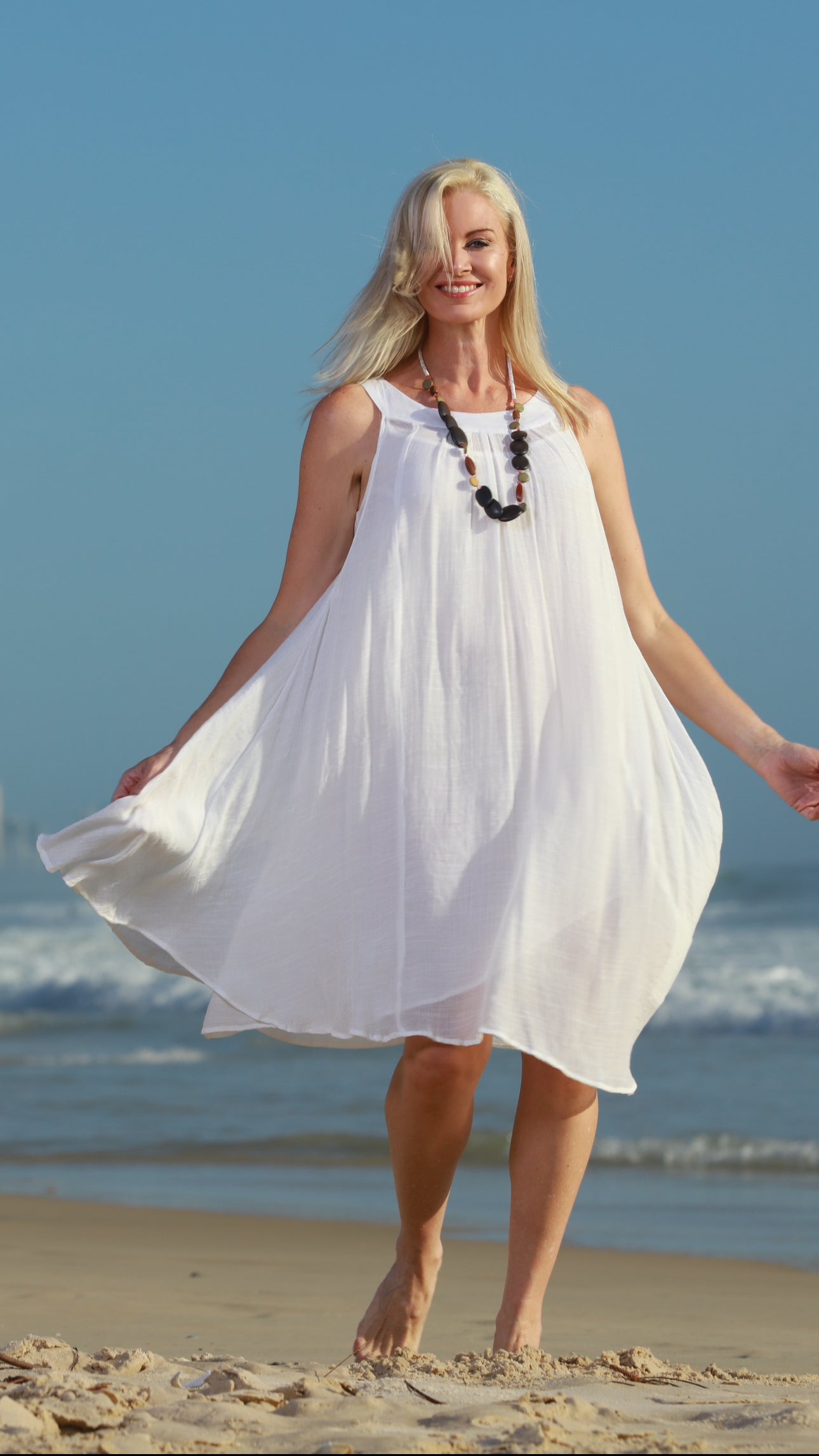 BACK IN STOCK Paris Dress in White