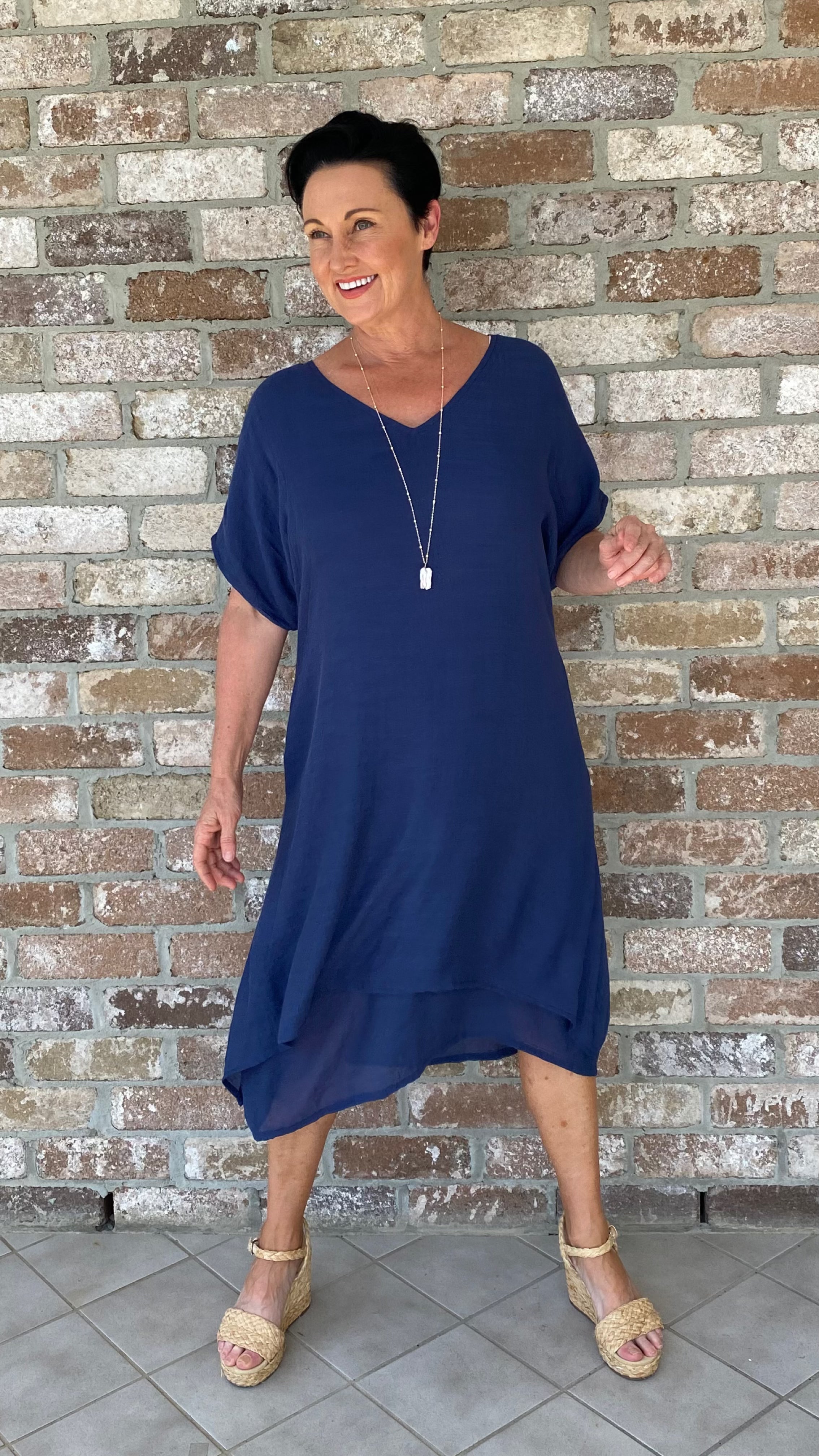 Chelsea Dress in Navy