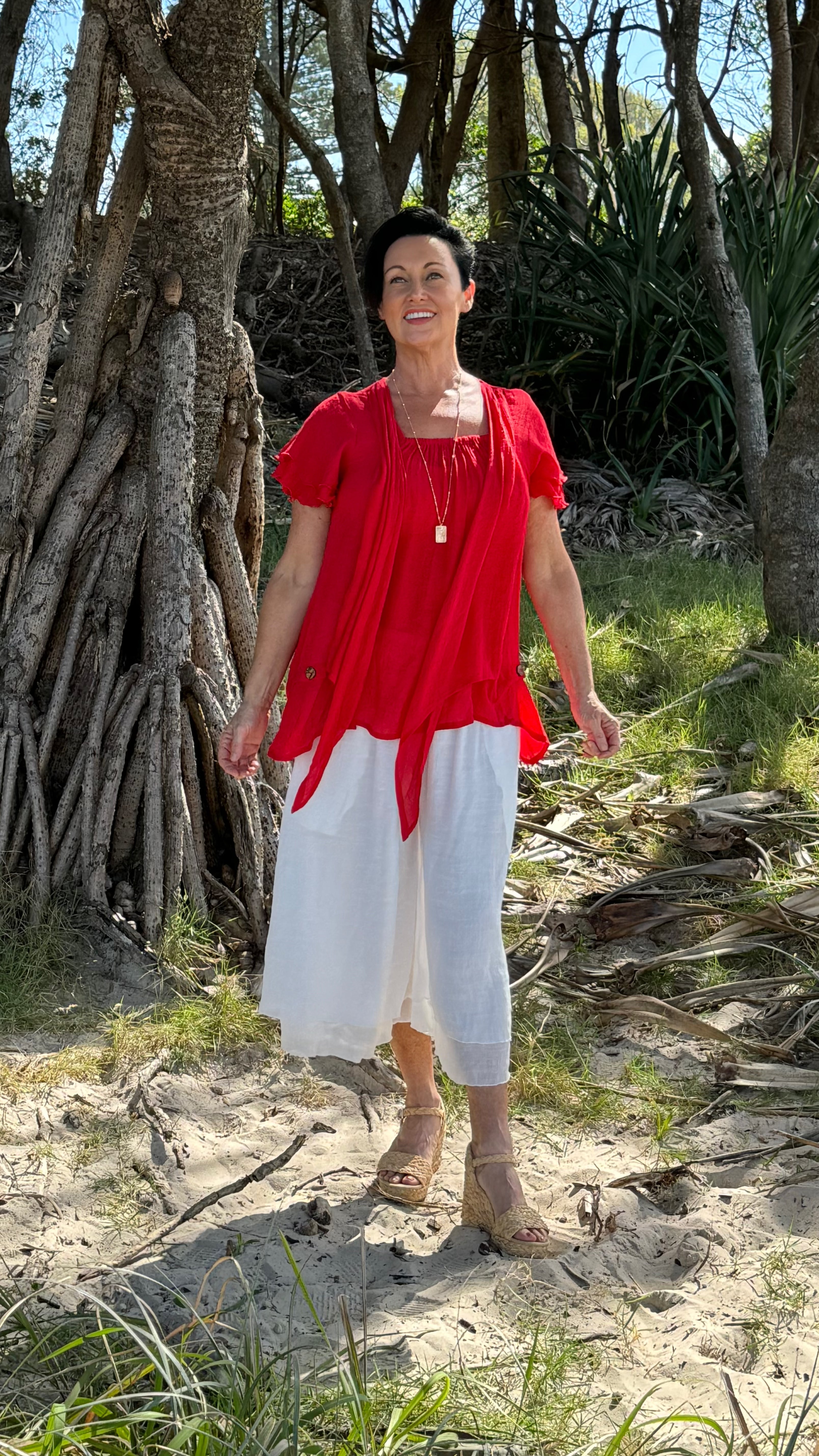 Swing Top in Red