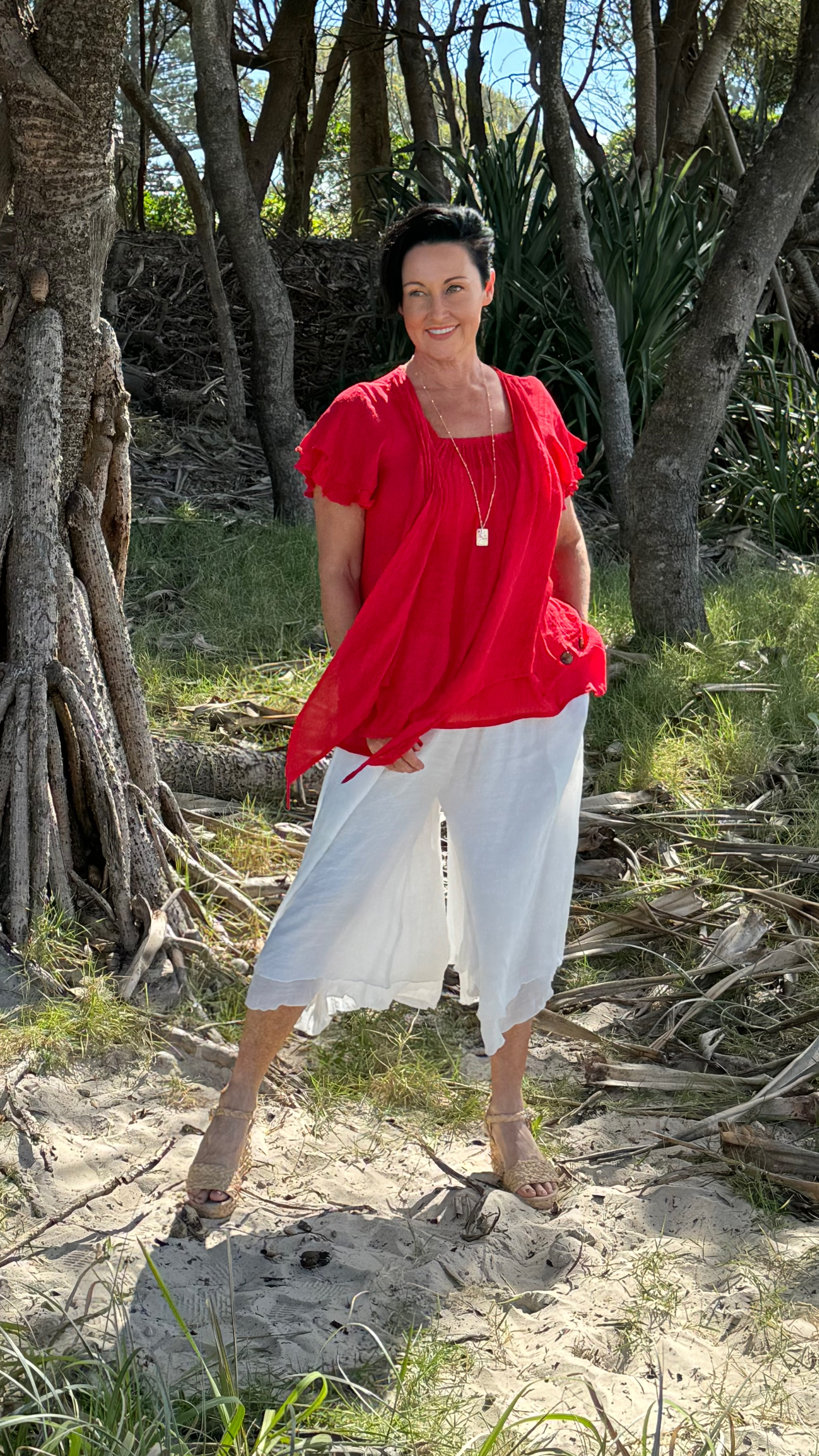 Swing Top in Red