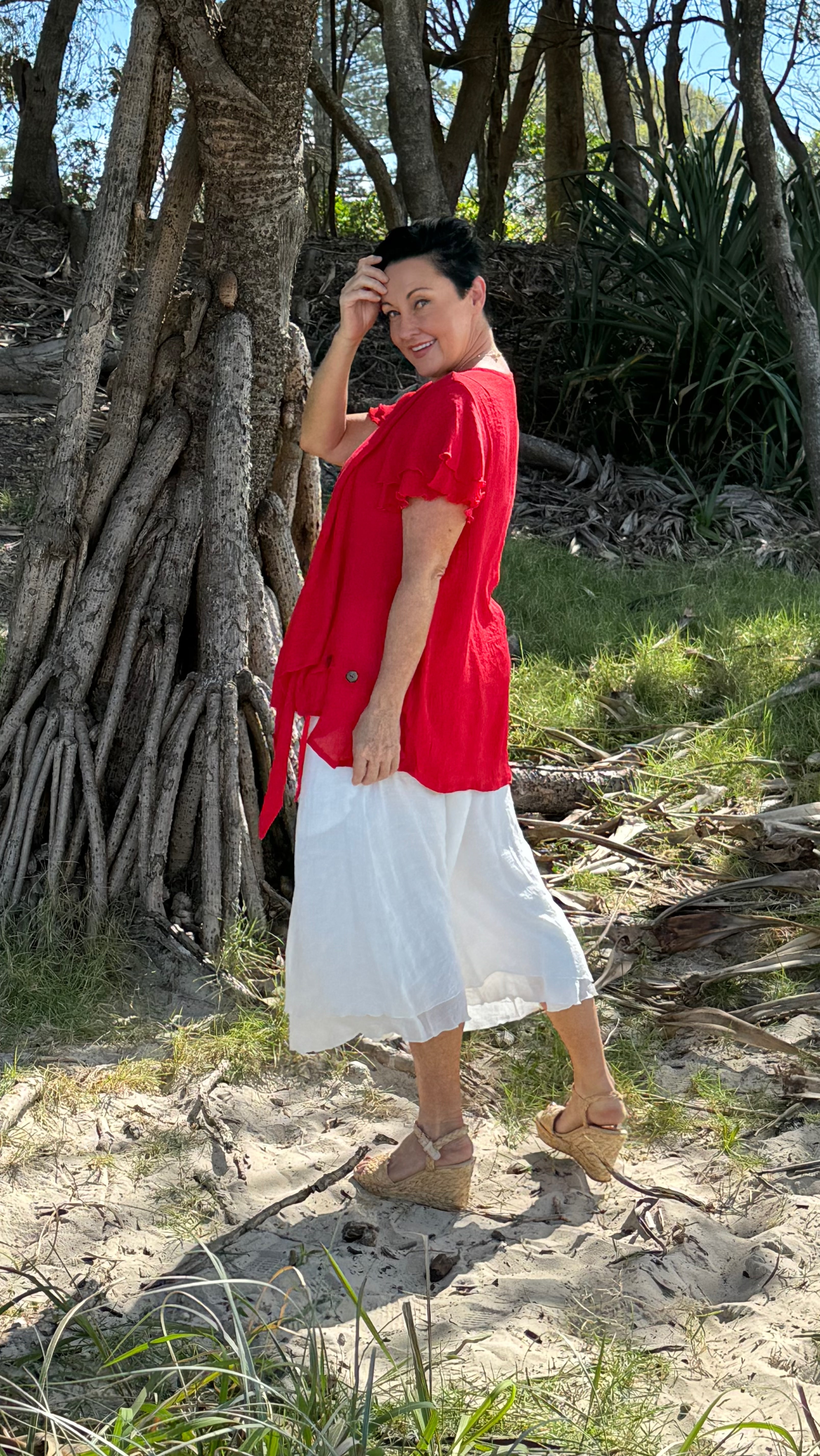 Swing Top in Red