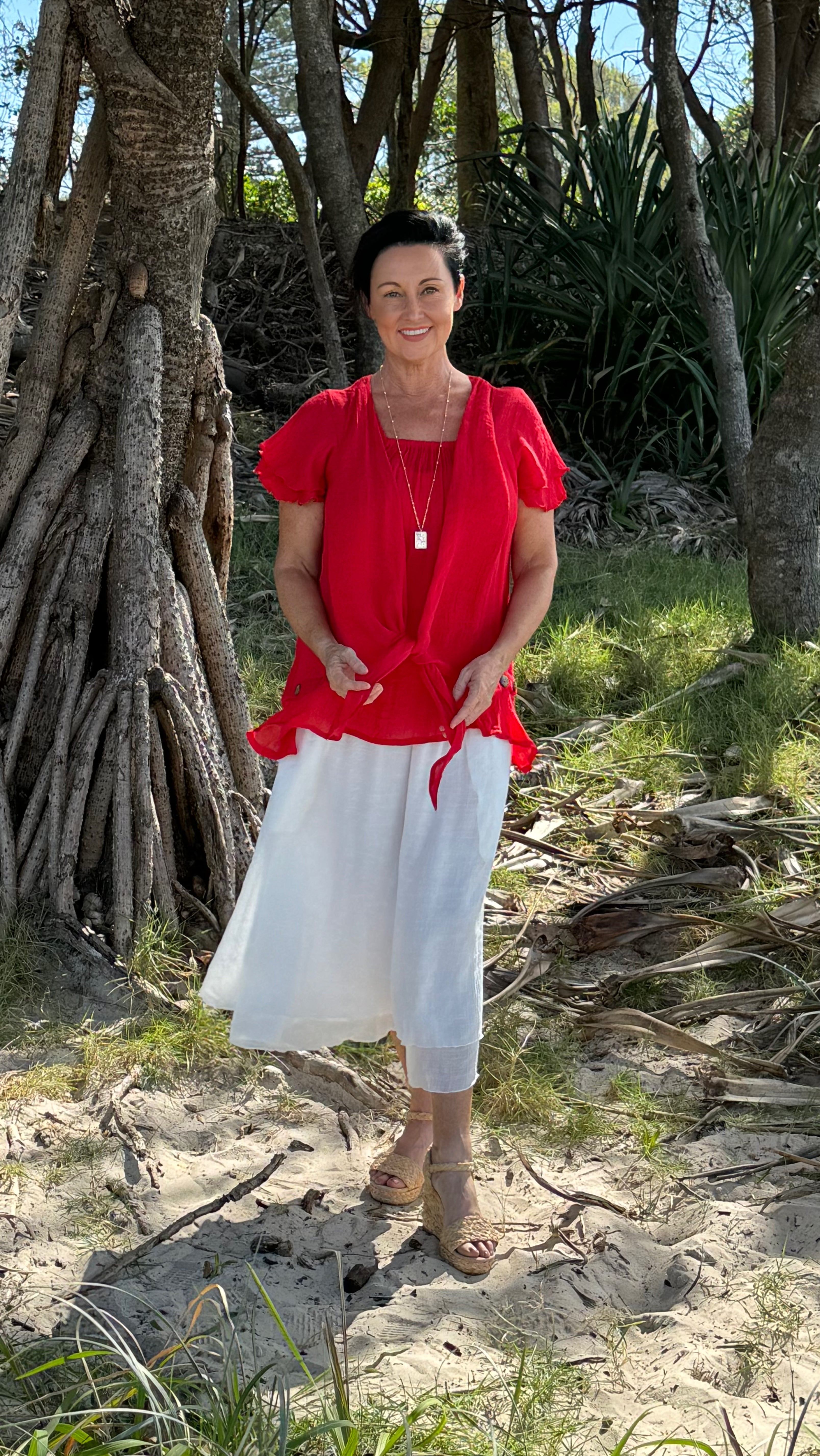 Swing Top in Red