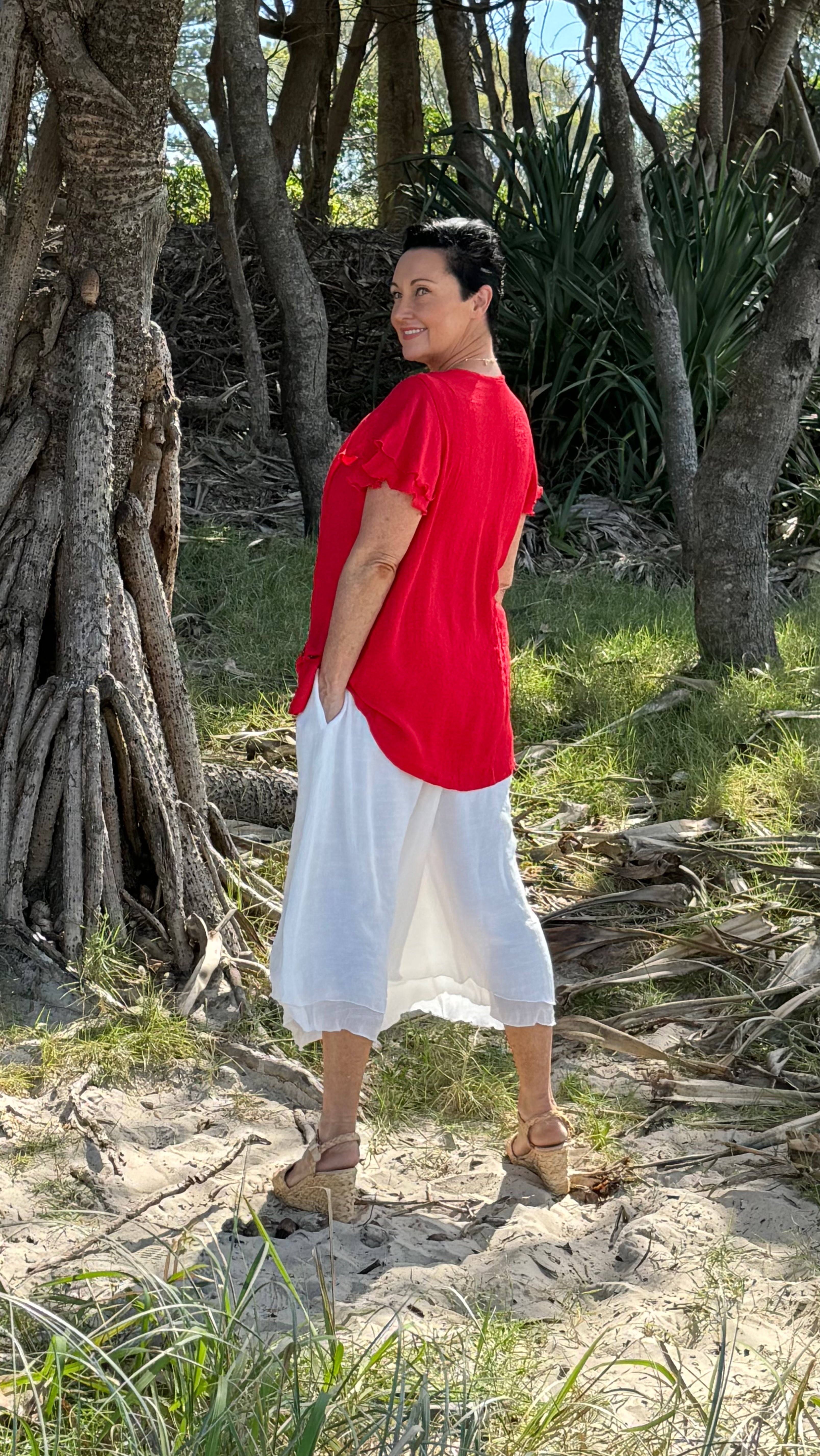 Swing Top in Red