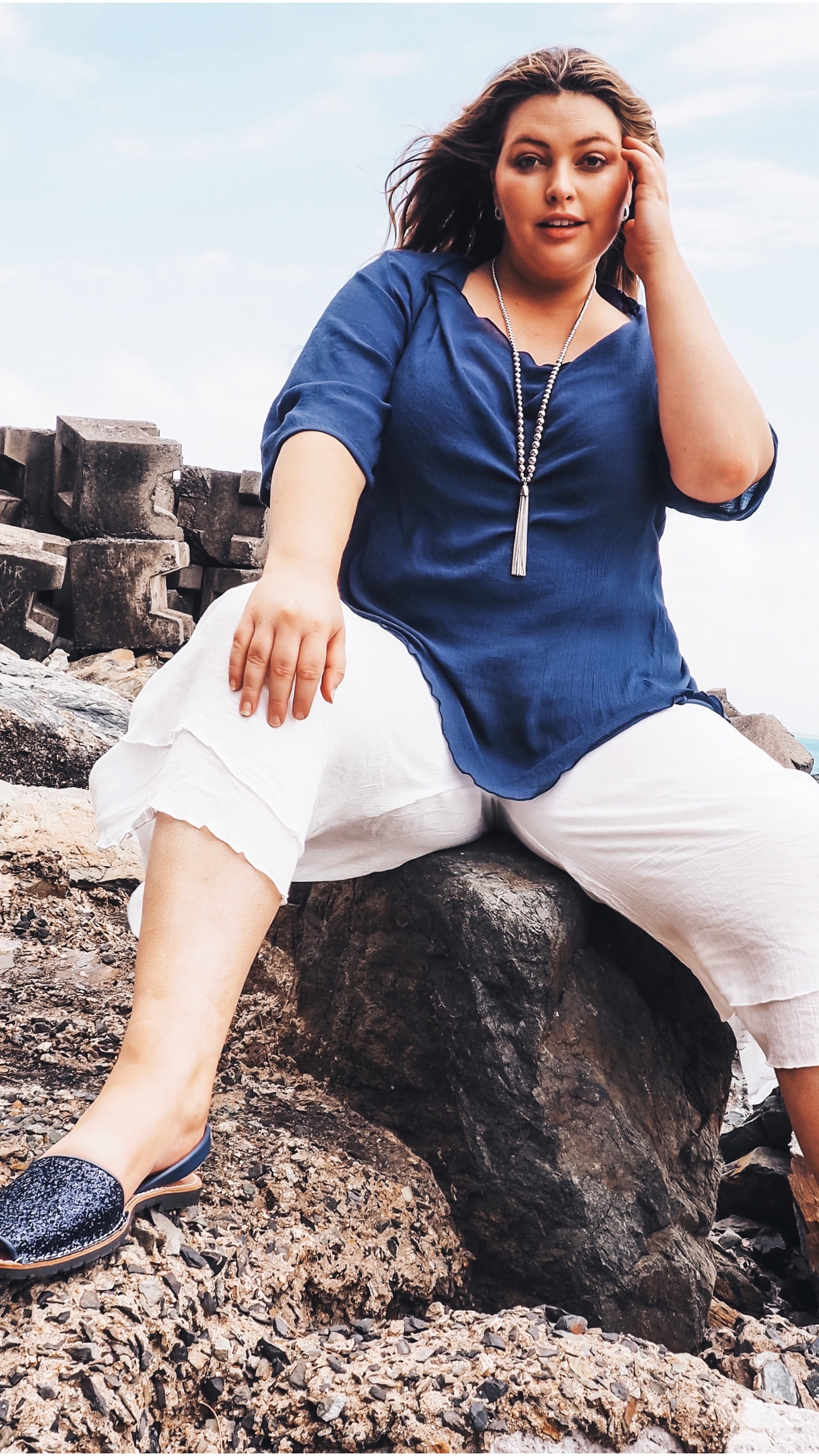 Back in Stock Culotte Pants White NEW SIZE RANGE