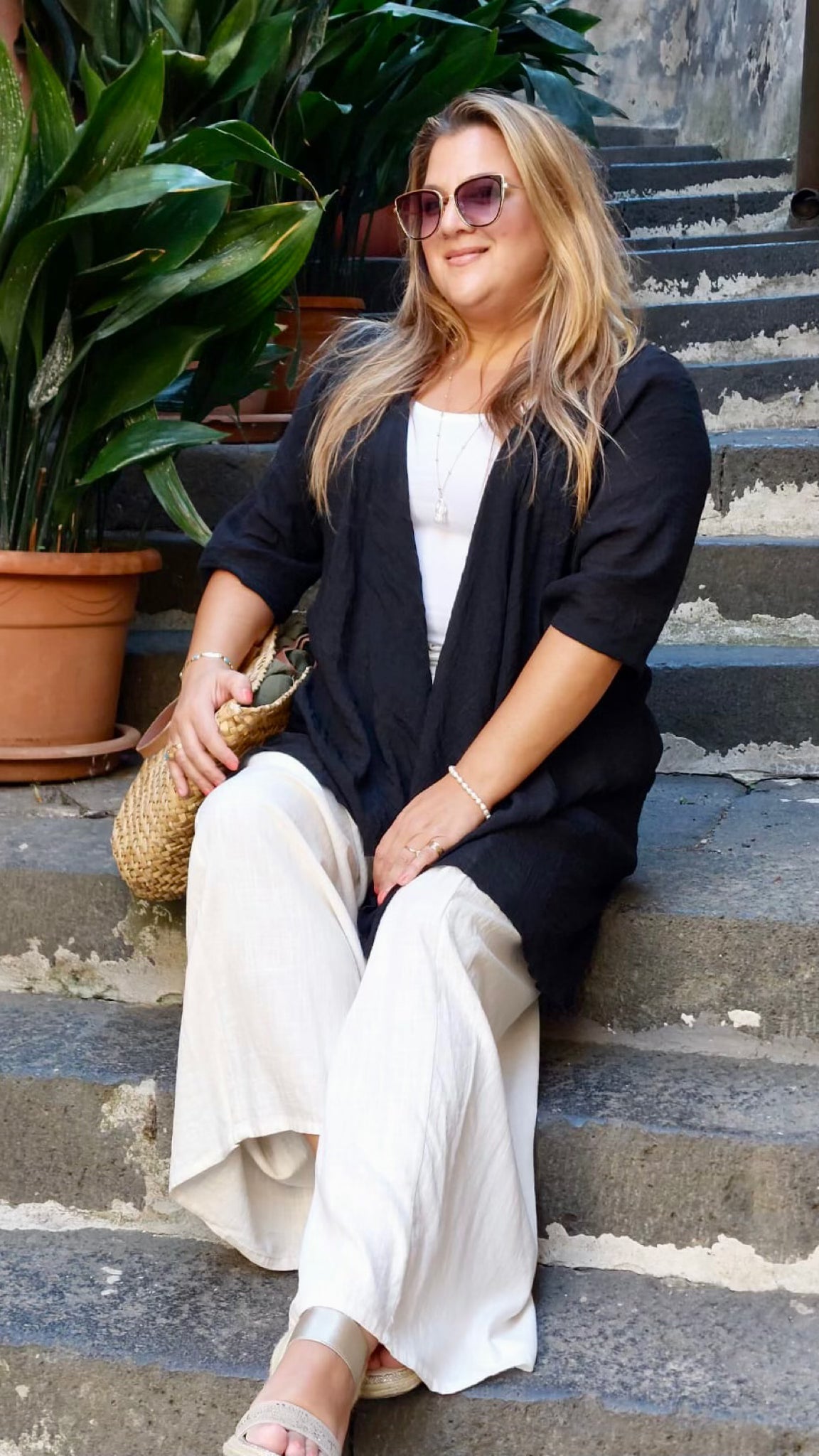 LONG Infinity Jacket/Top Black