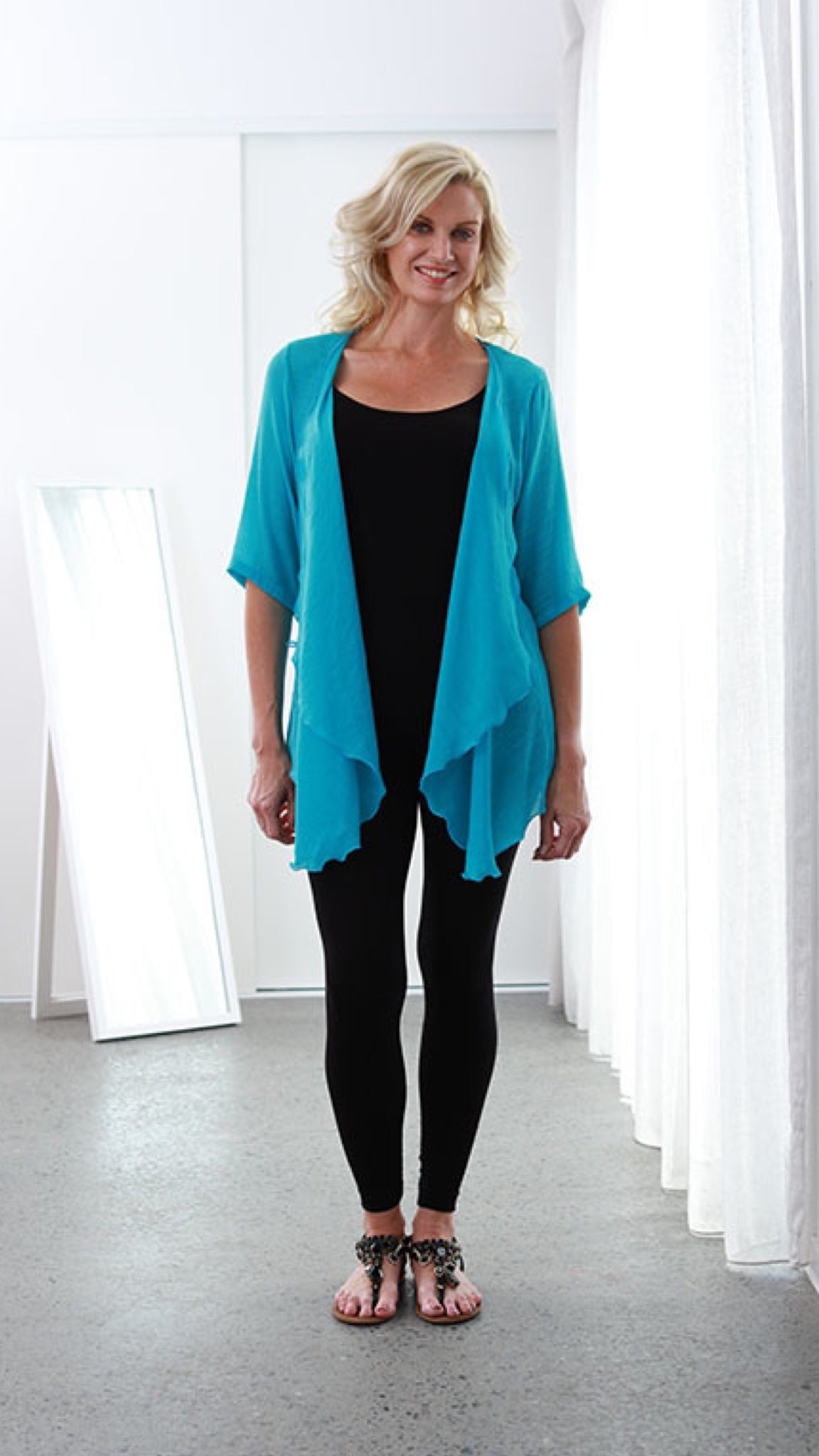 Last Chance MID Infinity Top/Jacket Turquoise