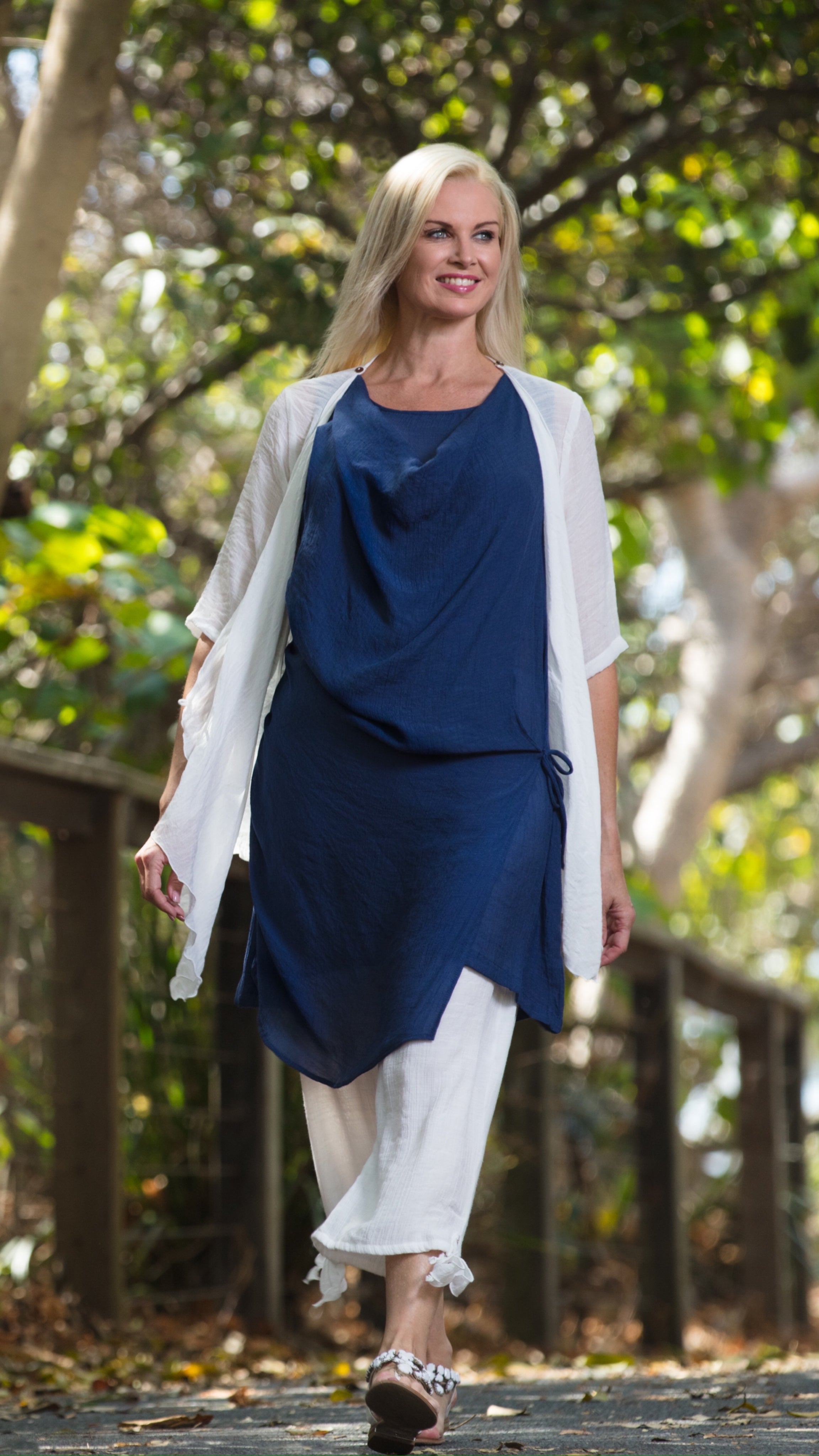 New to SALE Athena Dress in Navy