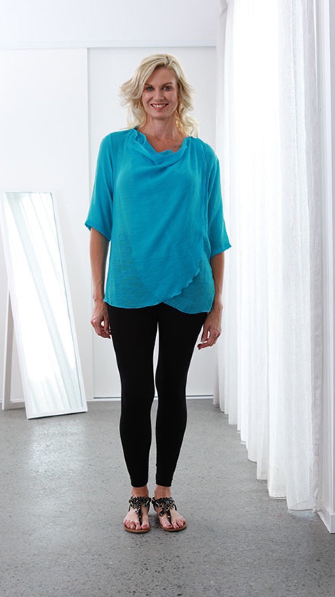 Last Chance MID Infinity Top/Jacket Turquoise