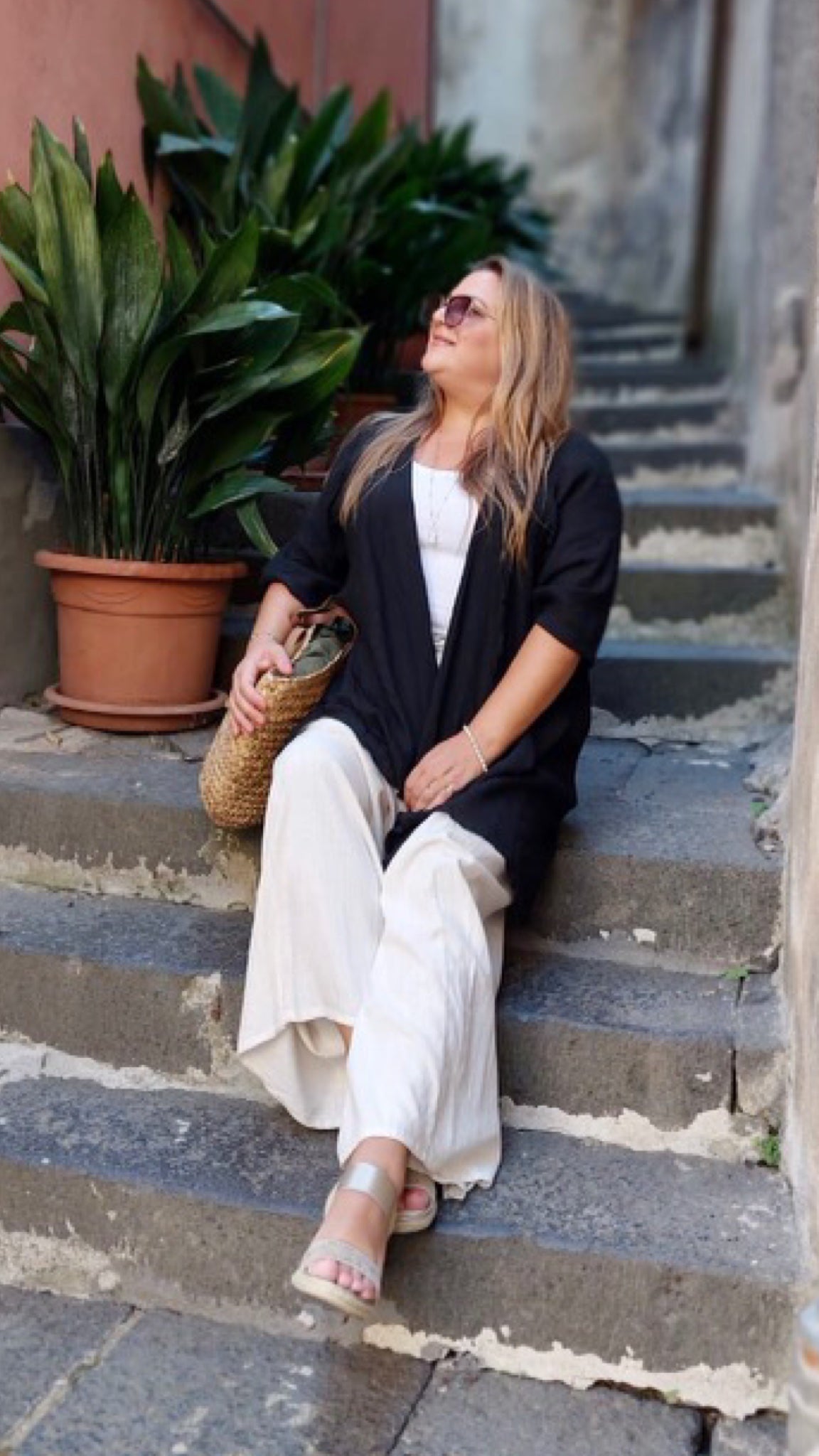 LONG Infinity Jacket/Top Black