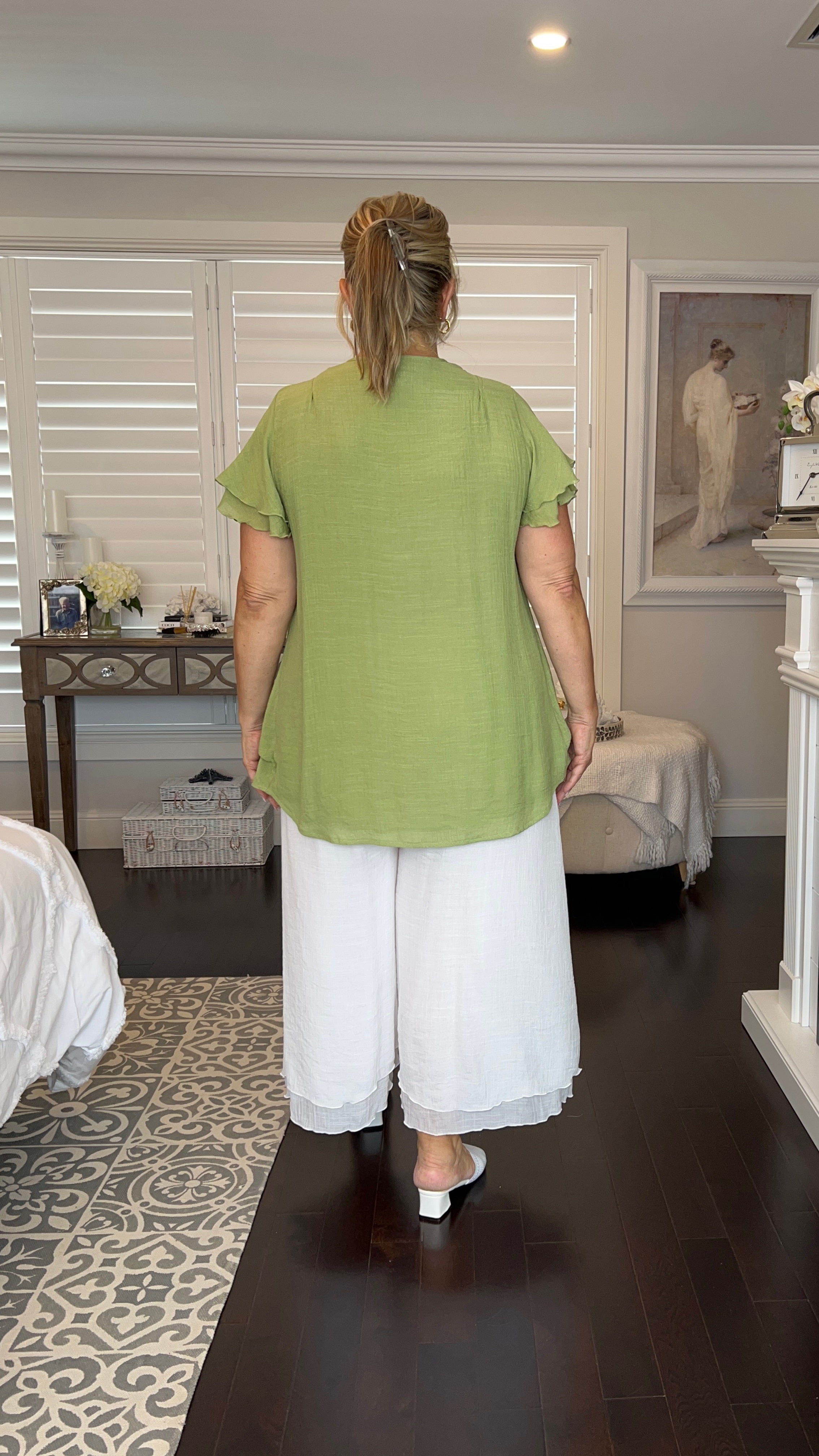 NEW Swing Top in Soft Mint