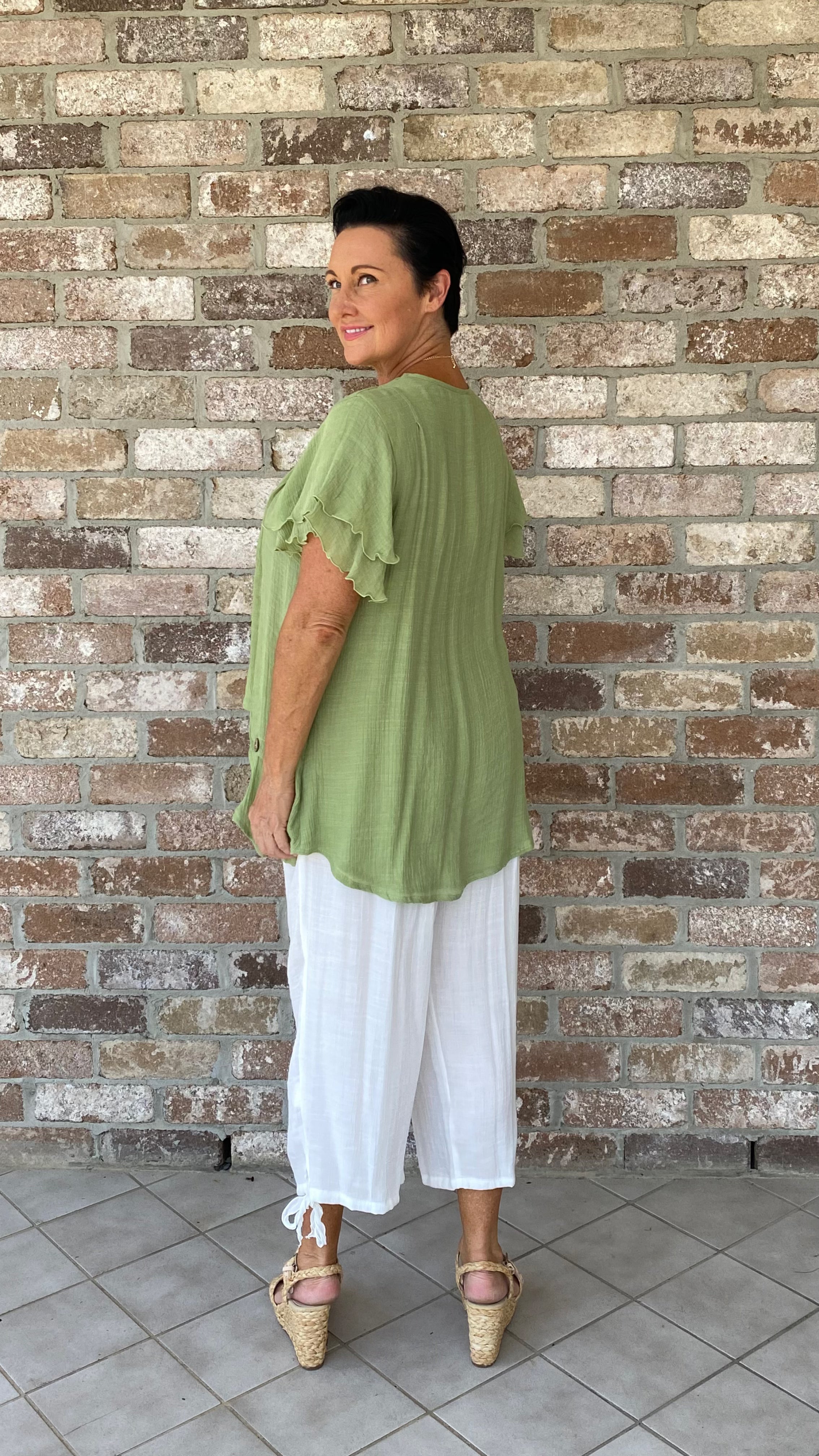 NEW Swing Top in Soft Mint