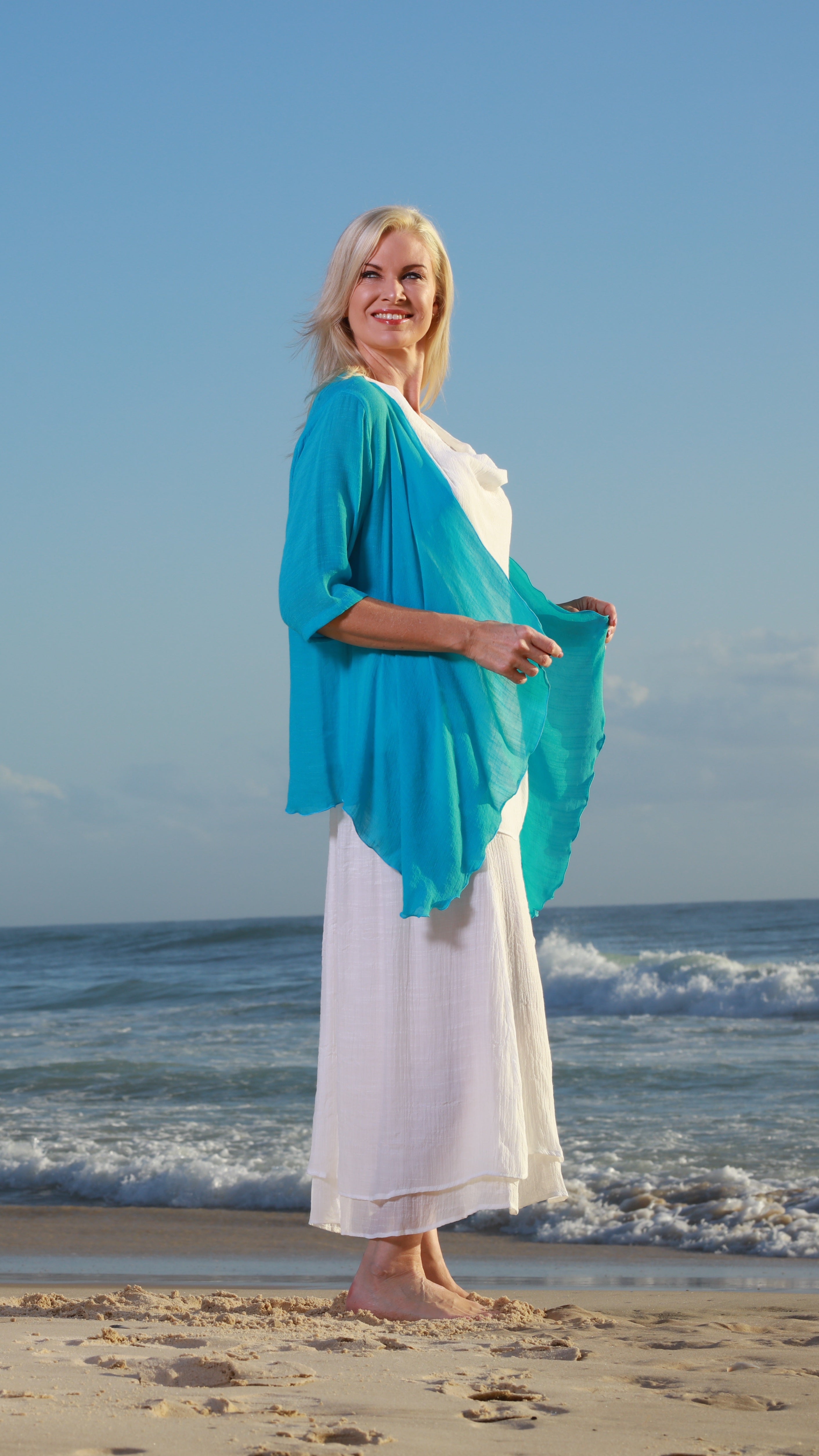 Last Chance MID Infinity Top/Jacket Turquoise
