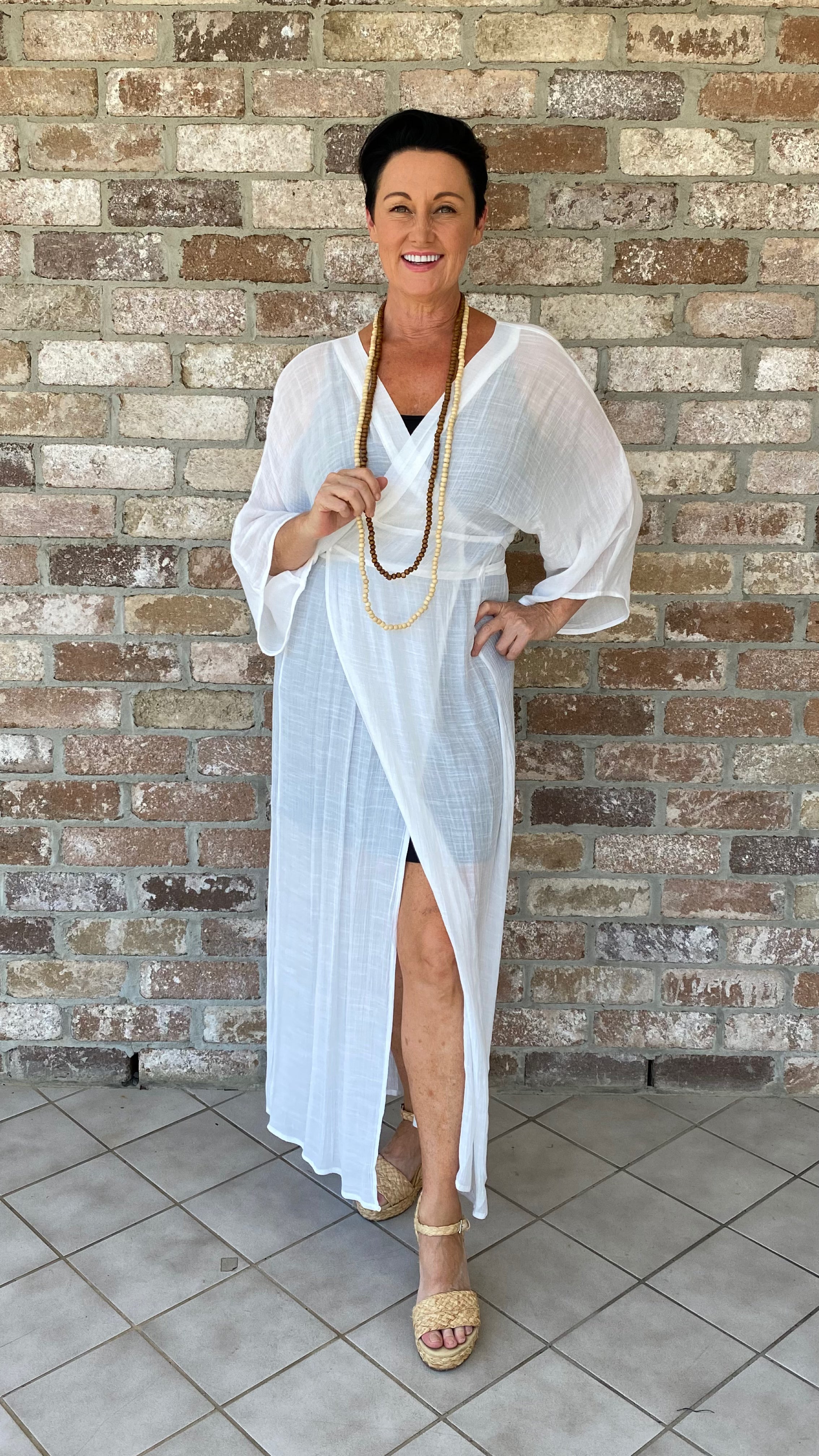 Goddess Wrap in White