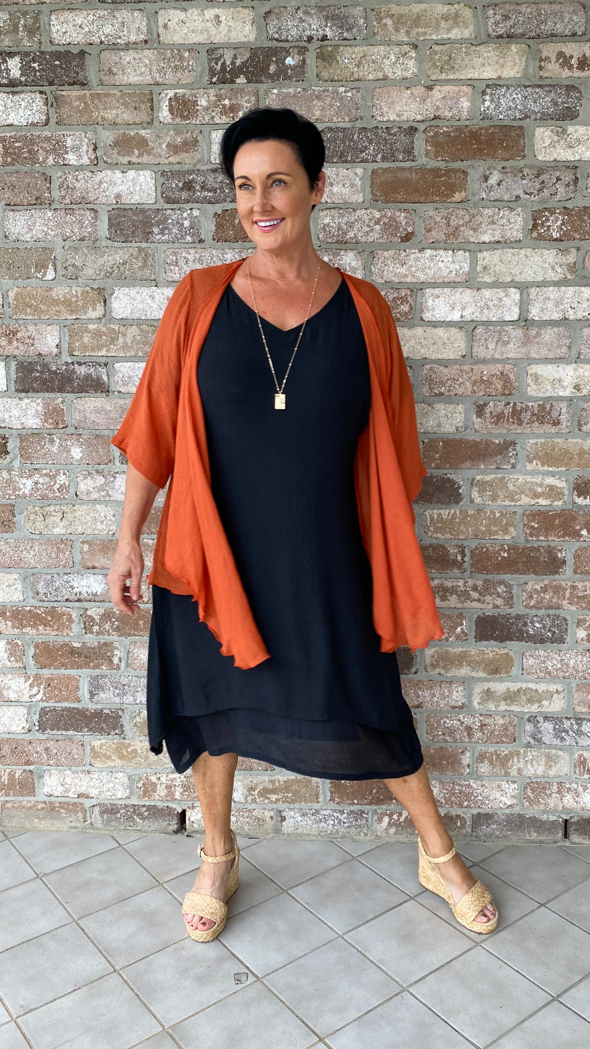 Back in Stock Chelsea Dress in BLACK