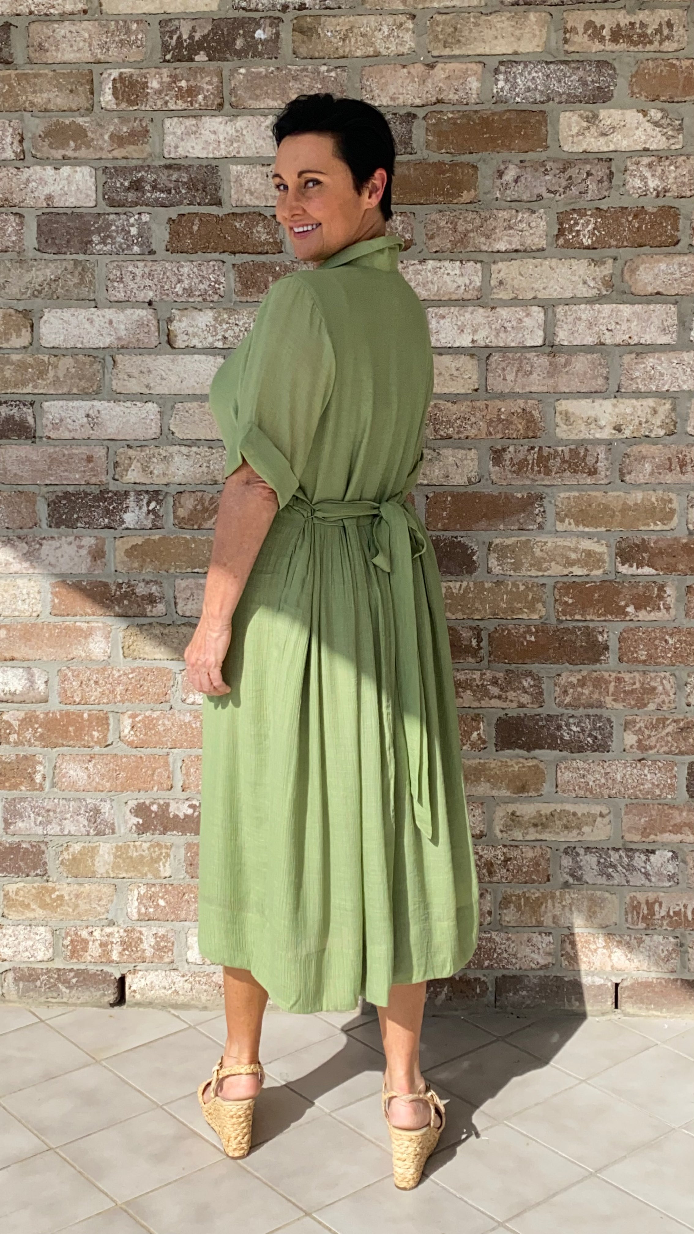 NEW to SALE Peggy Sue Dress in Soft Mint