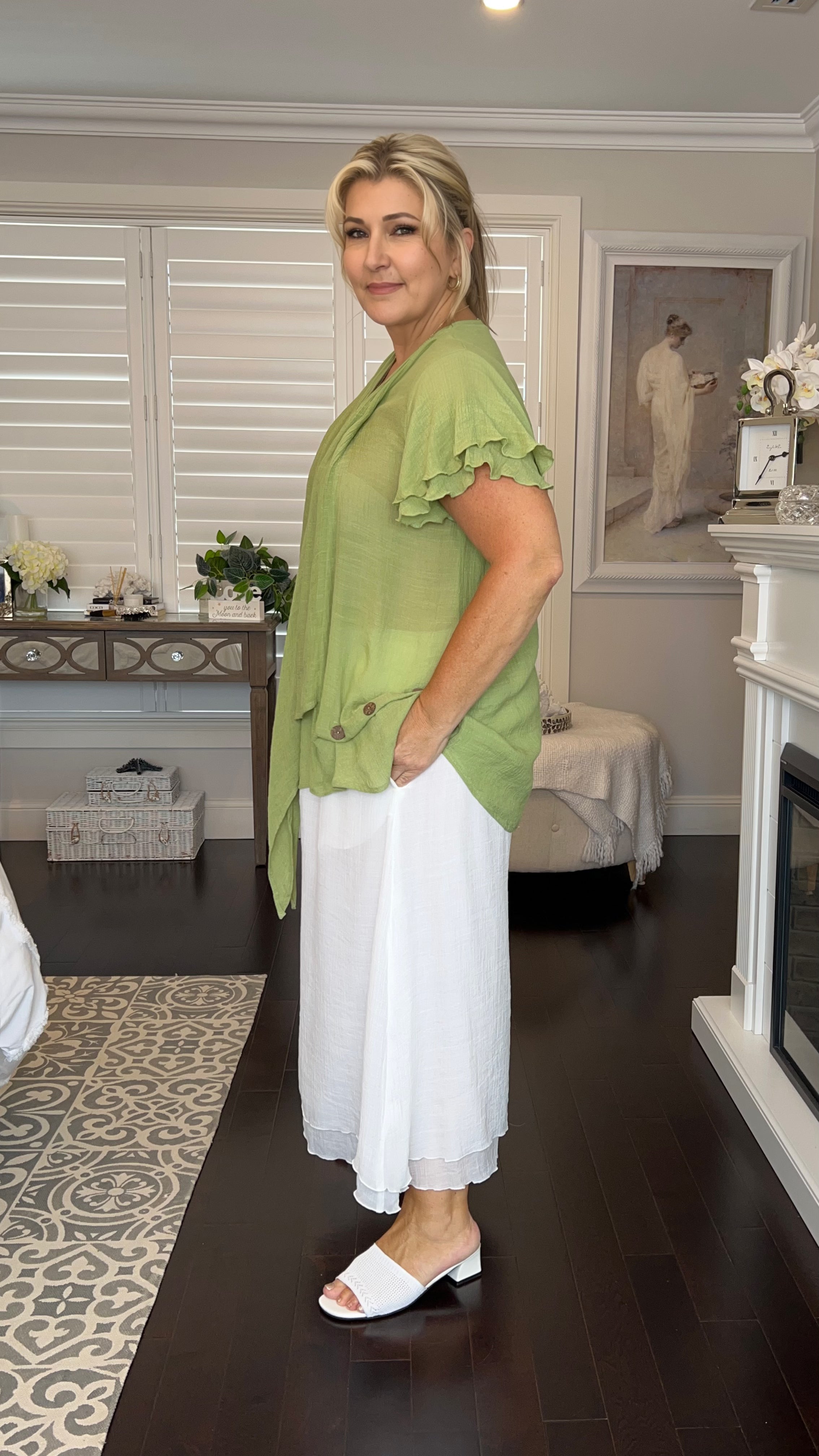 NEW Swing Top in Soft Mint