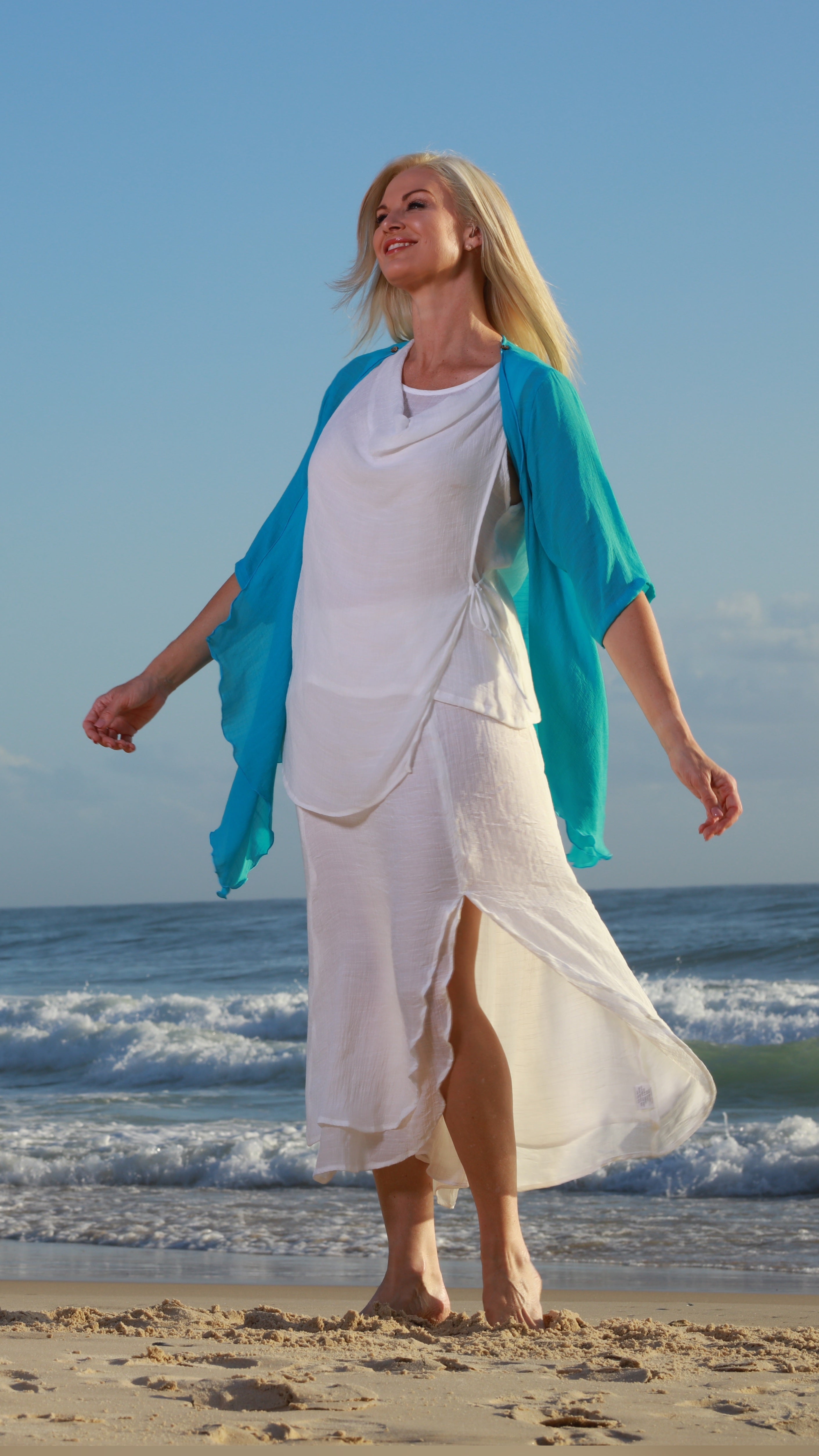 Last Chance MID Infinity Top/Jacket Turquoise