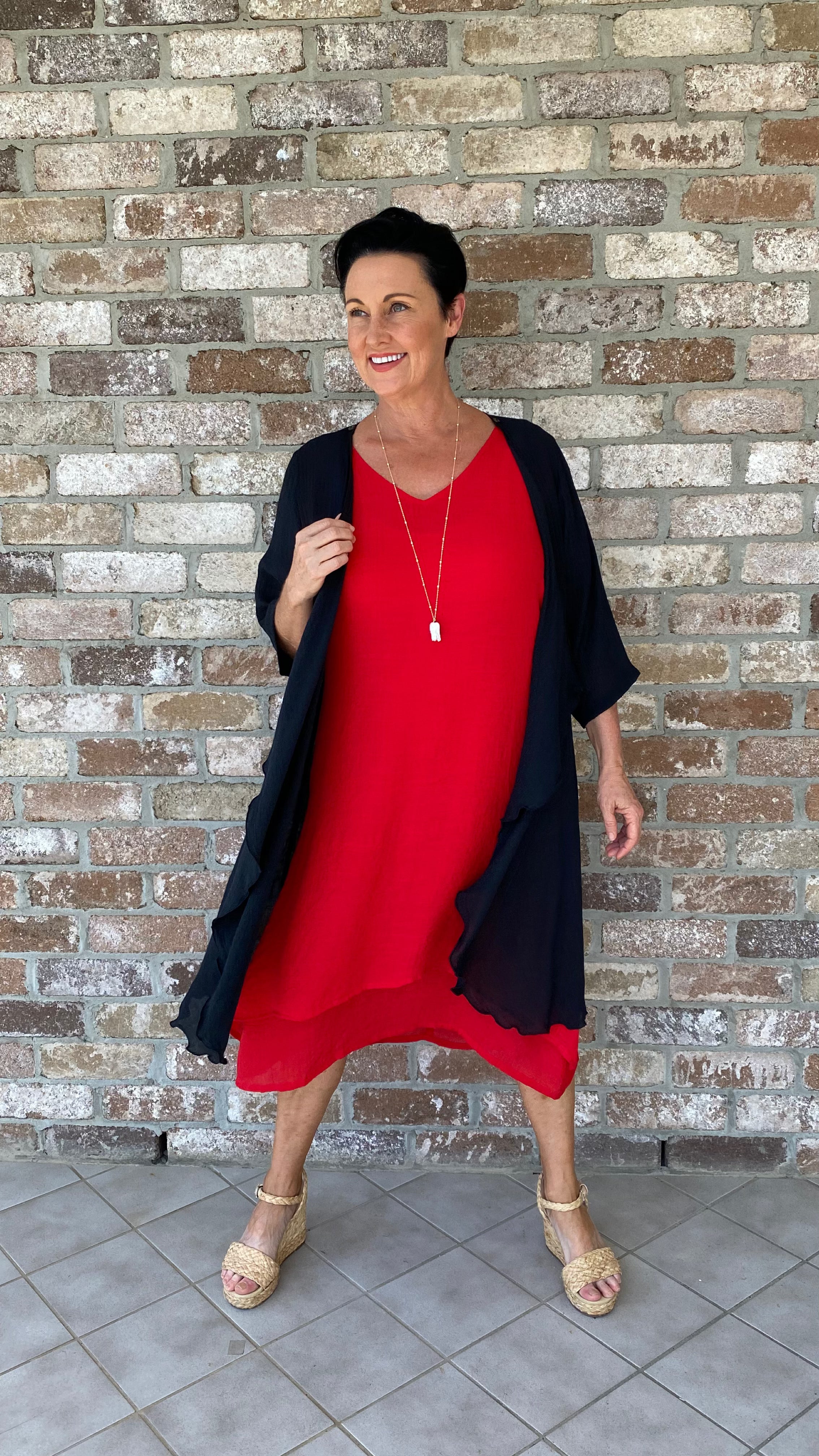 LONG Infinity Jacket/Top Black