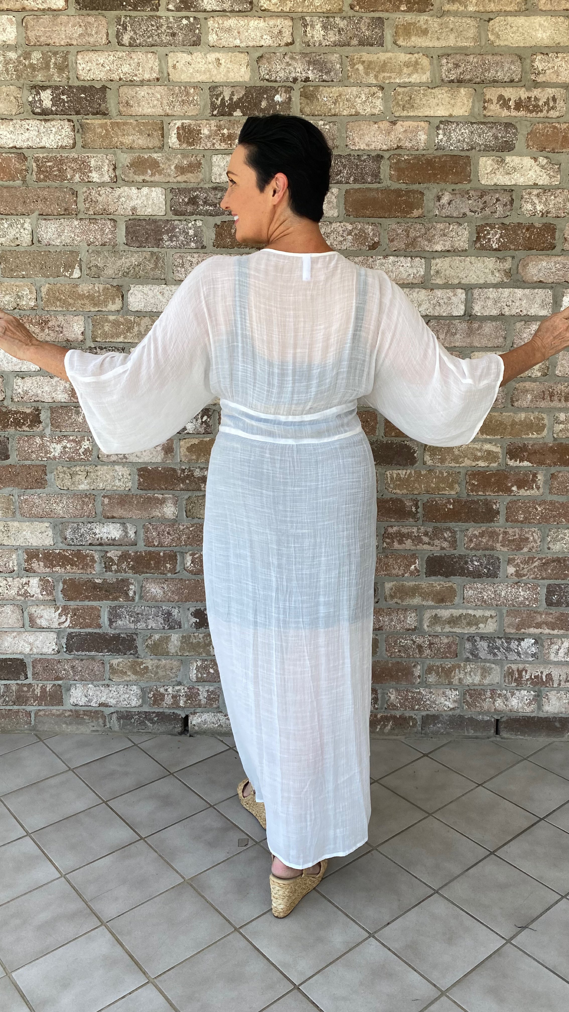 Goddess Wrap in White