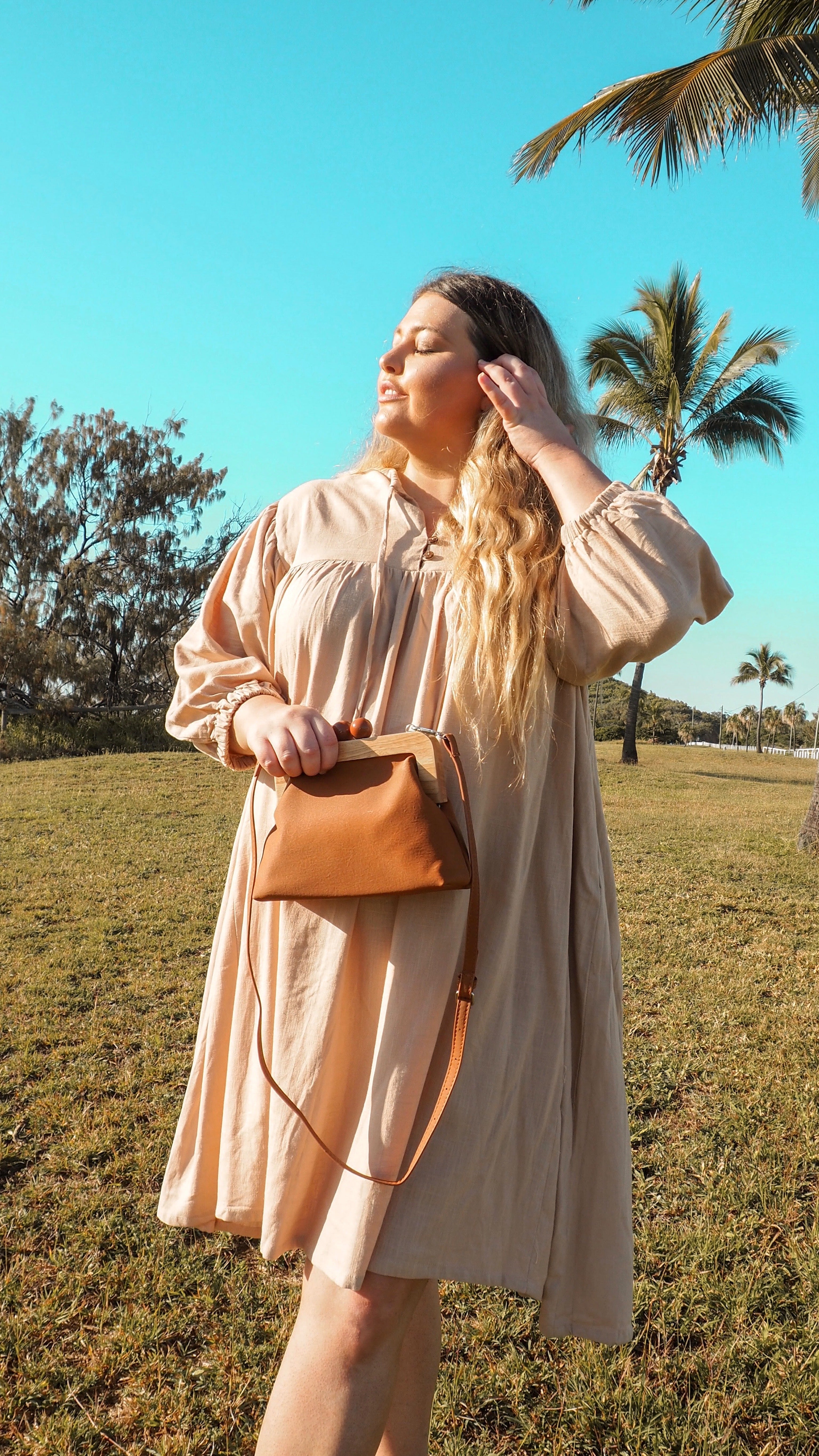The Purse Bag Toffee Tan freeshipping - White Amber the Label