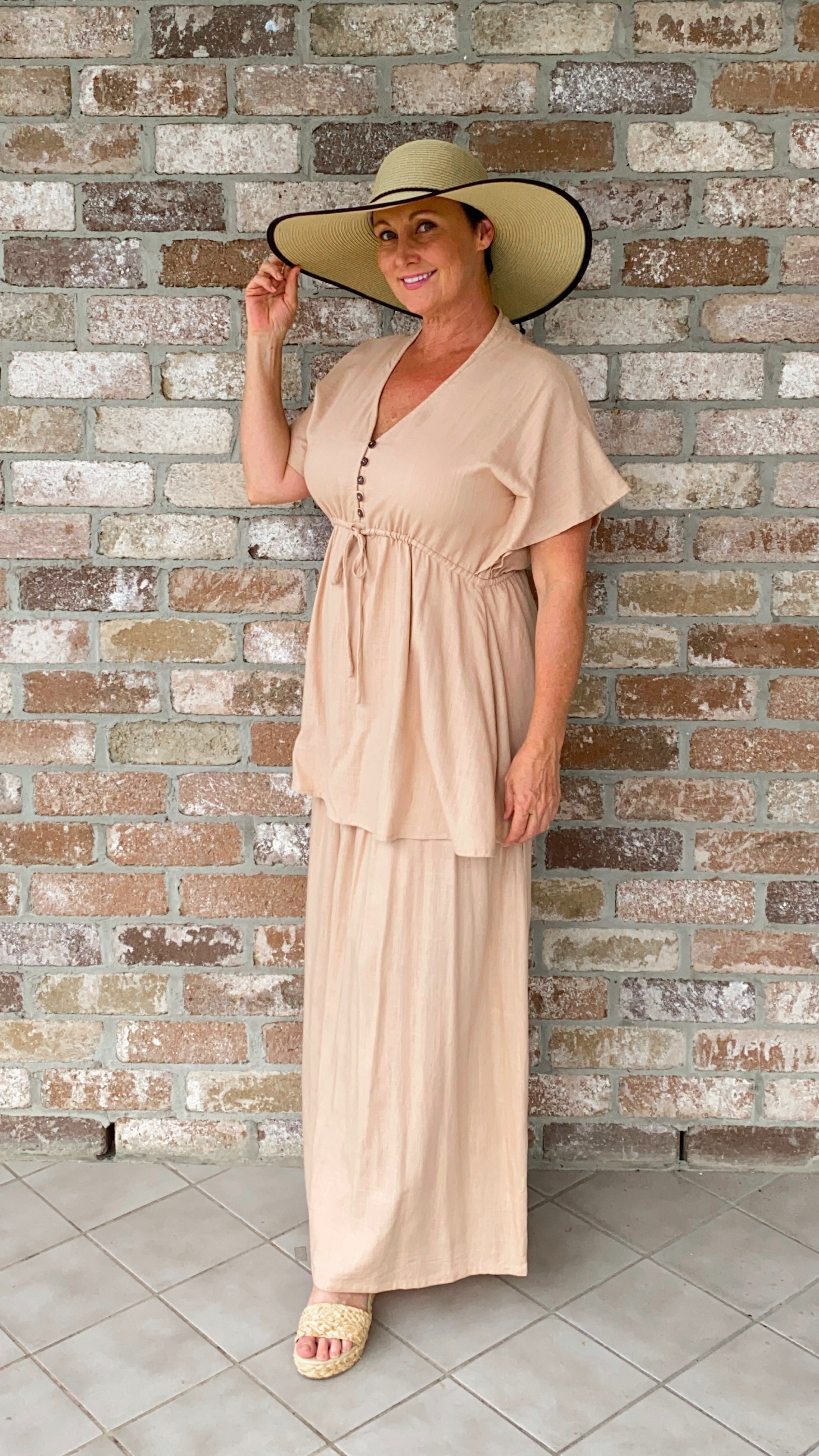 NEW The Sun Hat - Tan freeshipping - White Amber the Label