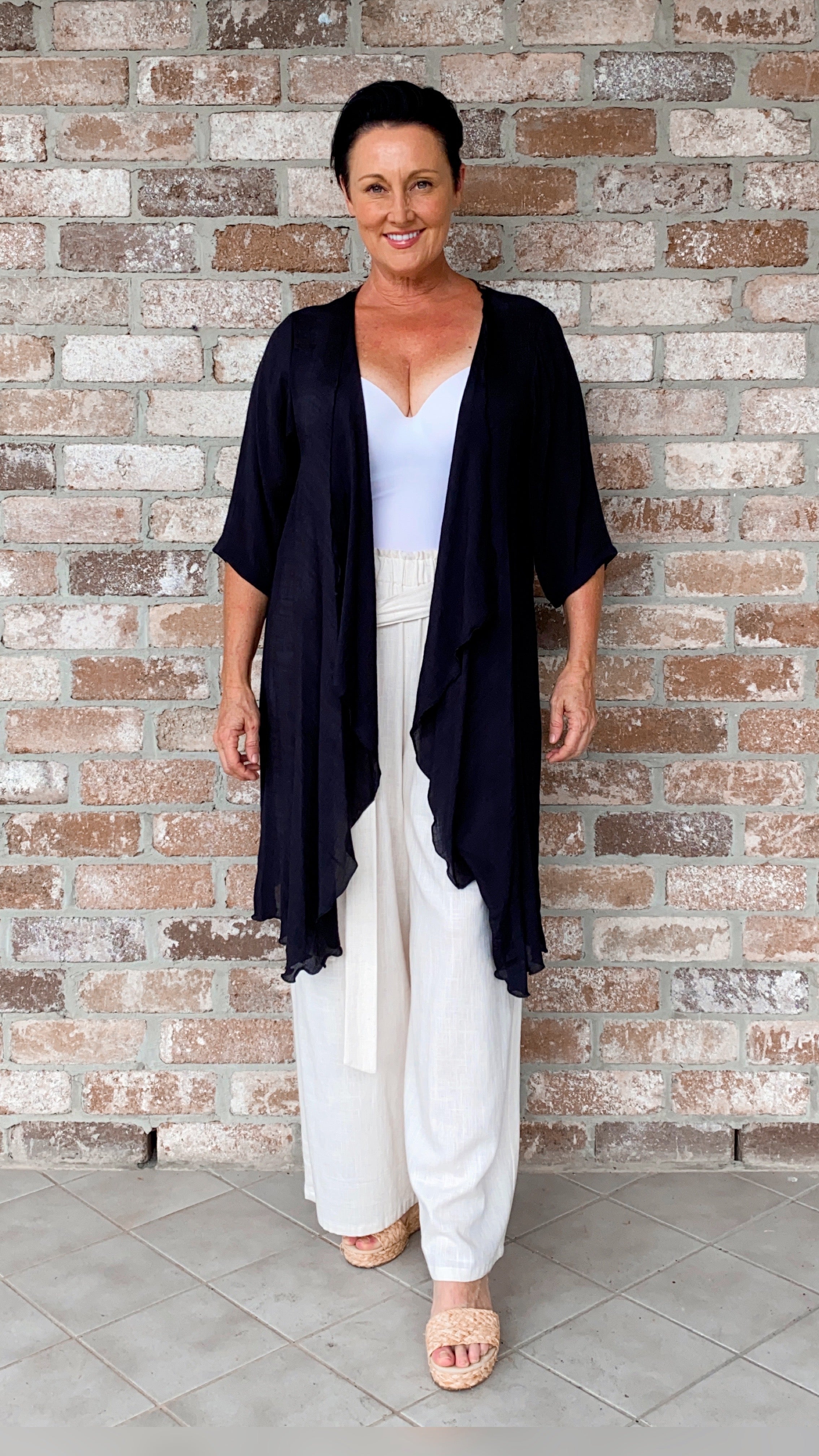 LONG Infinity Jacket/Top Black