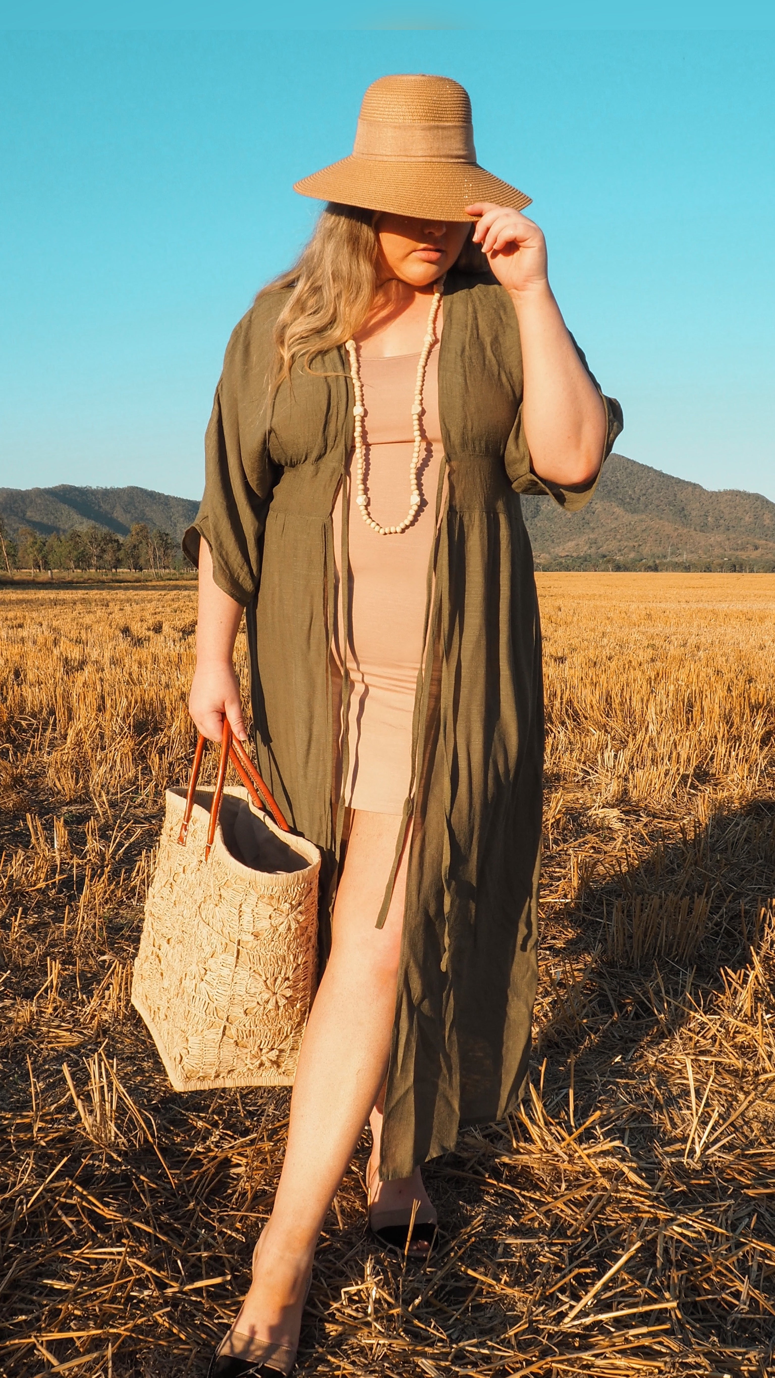 NEW Goddess Wrap in Olive freeshipping - White Amber the Label