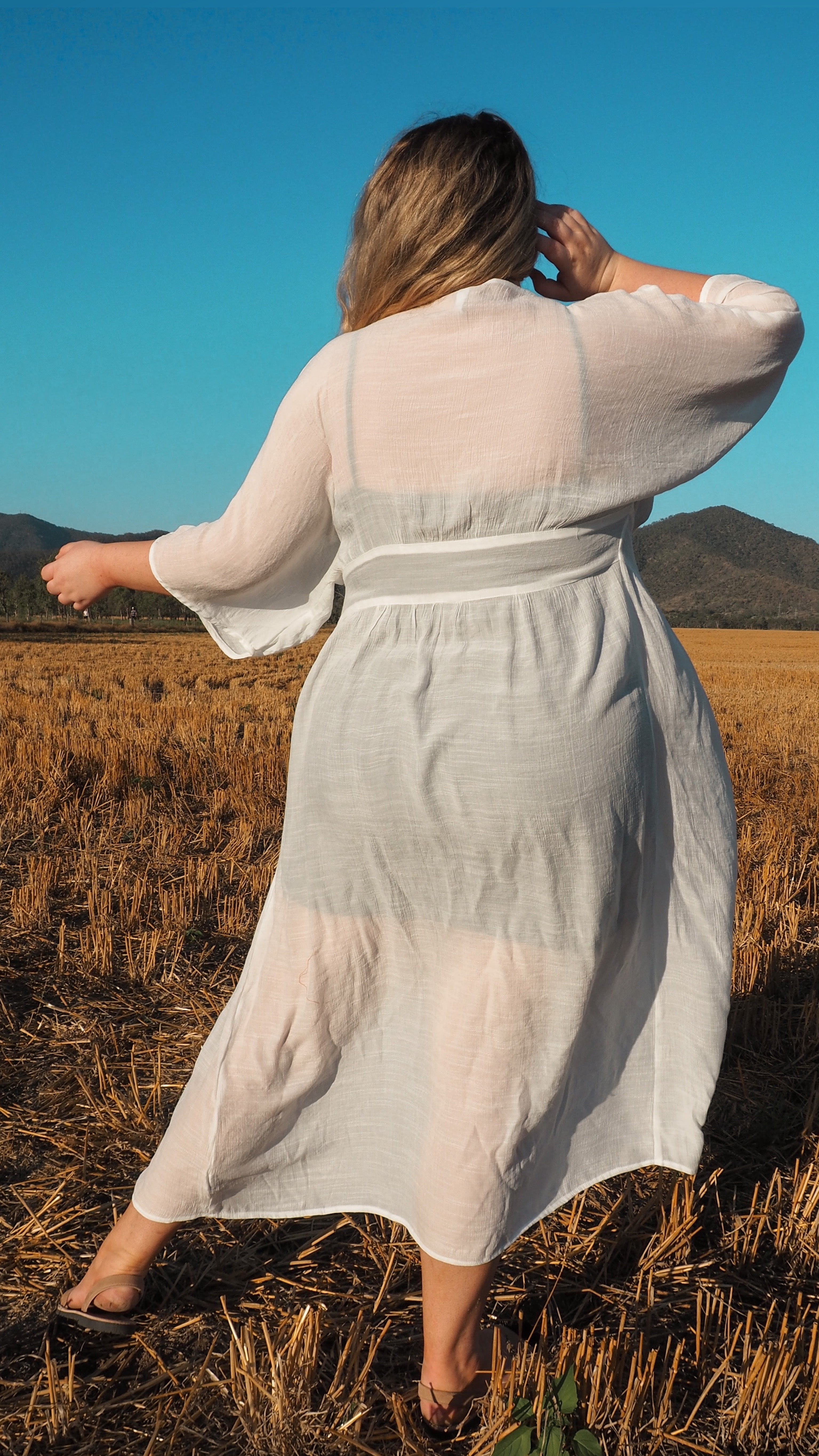 NEW Goddess Wrap in White freeshipping - White Amber the Label
