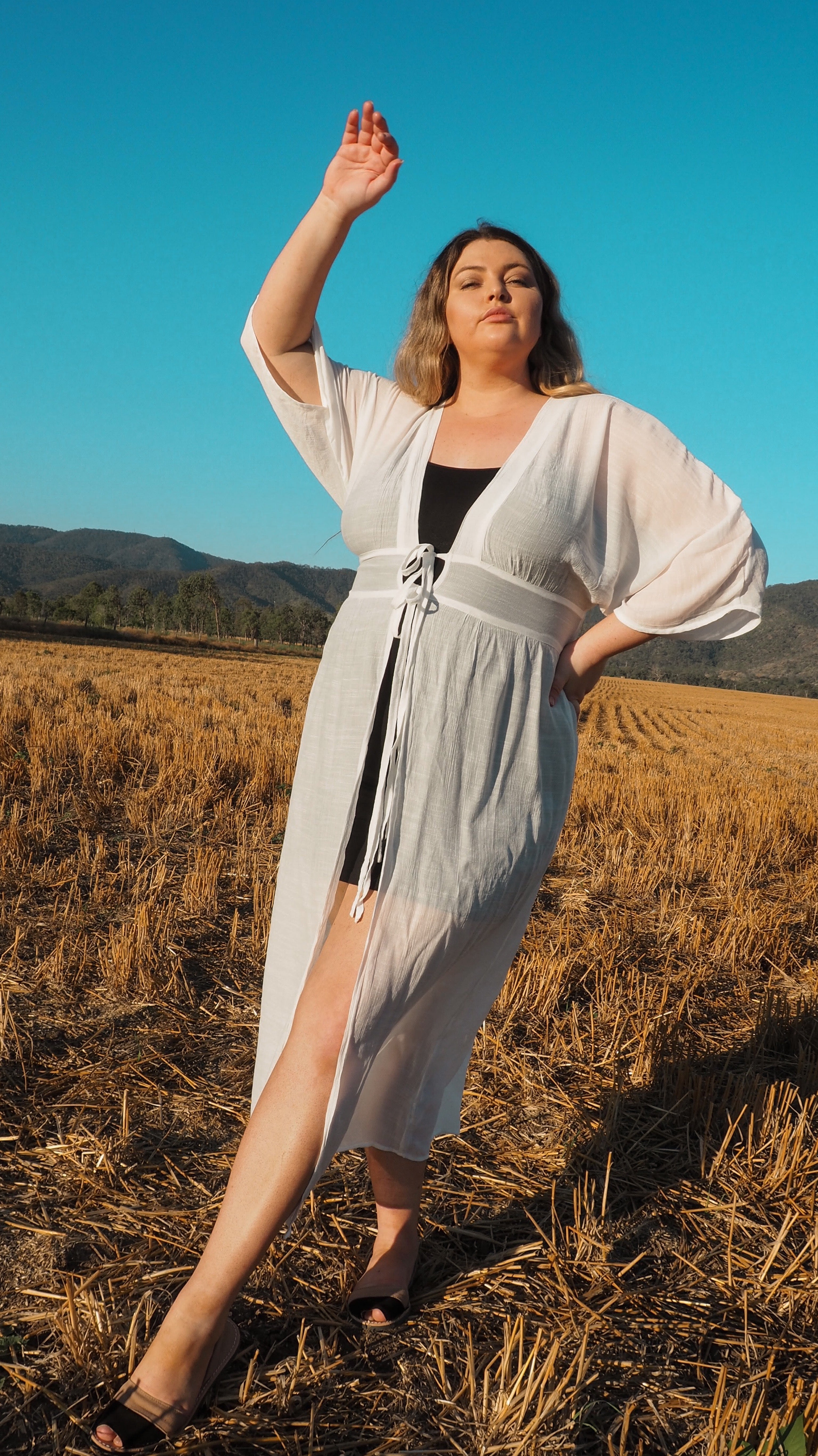 NEW Goddess Wrap in White freeshipping - White Amber the Label