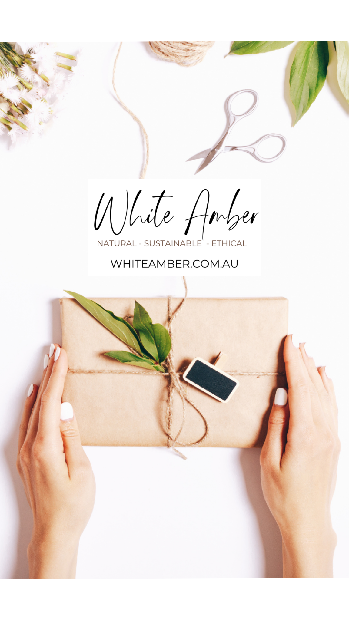 Gift Card White Amber Label