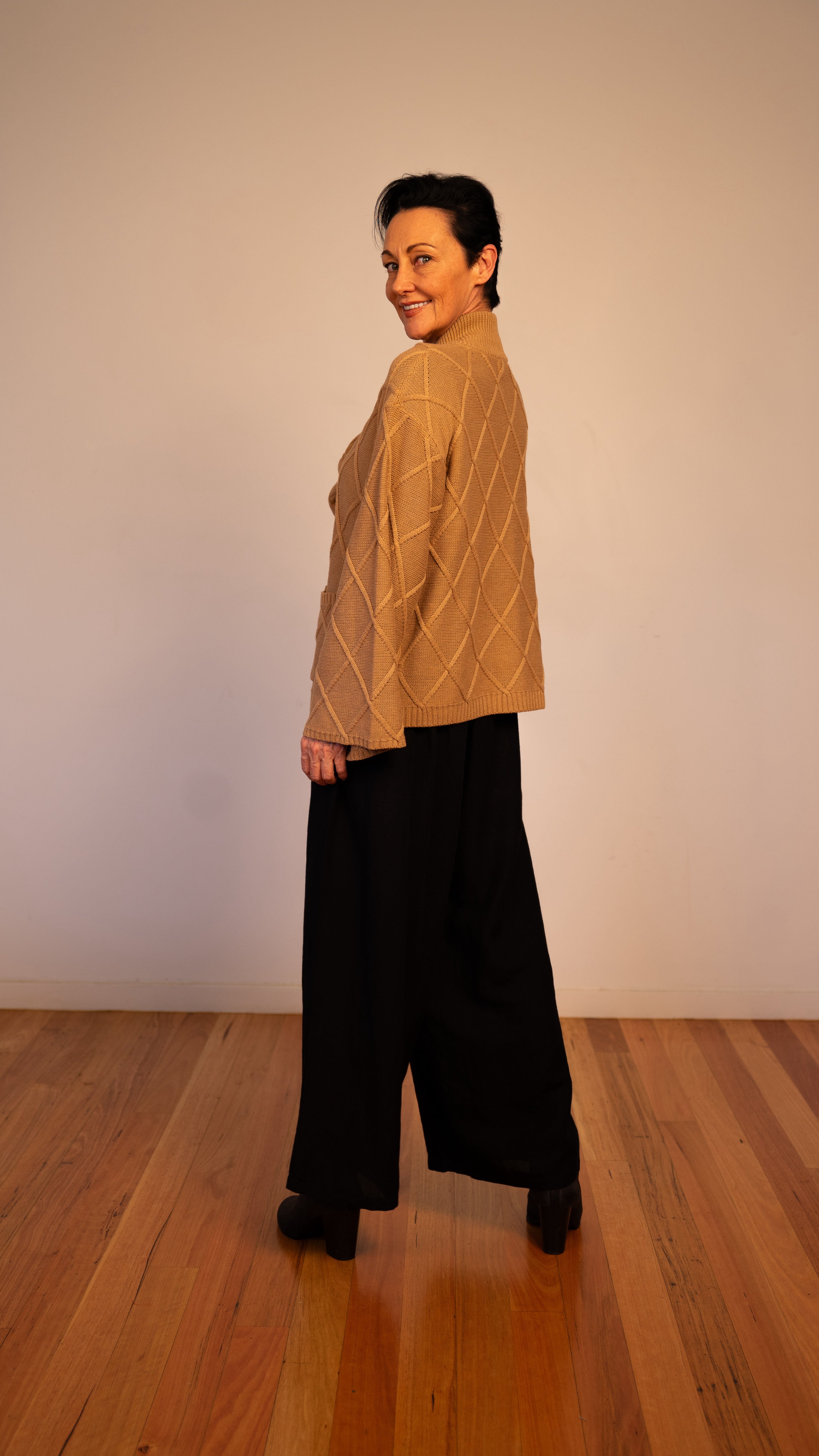 NEW Liora CARDIGAN in Mocha 100% Cotton