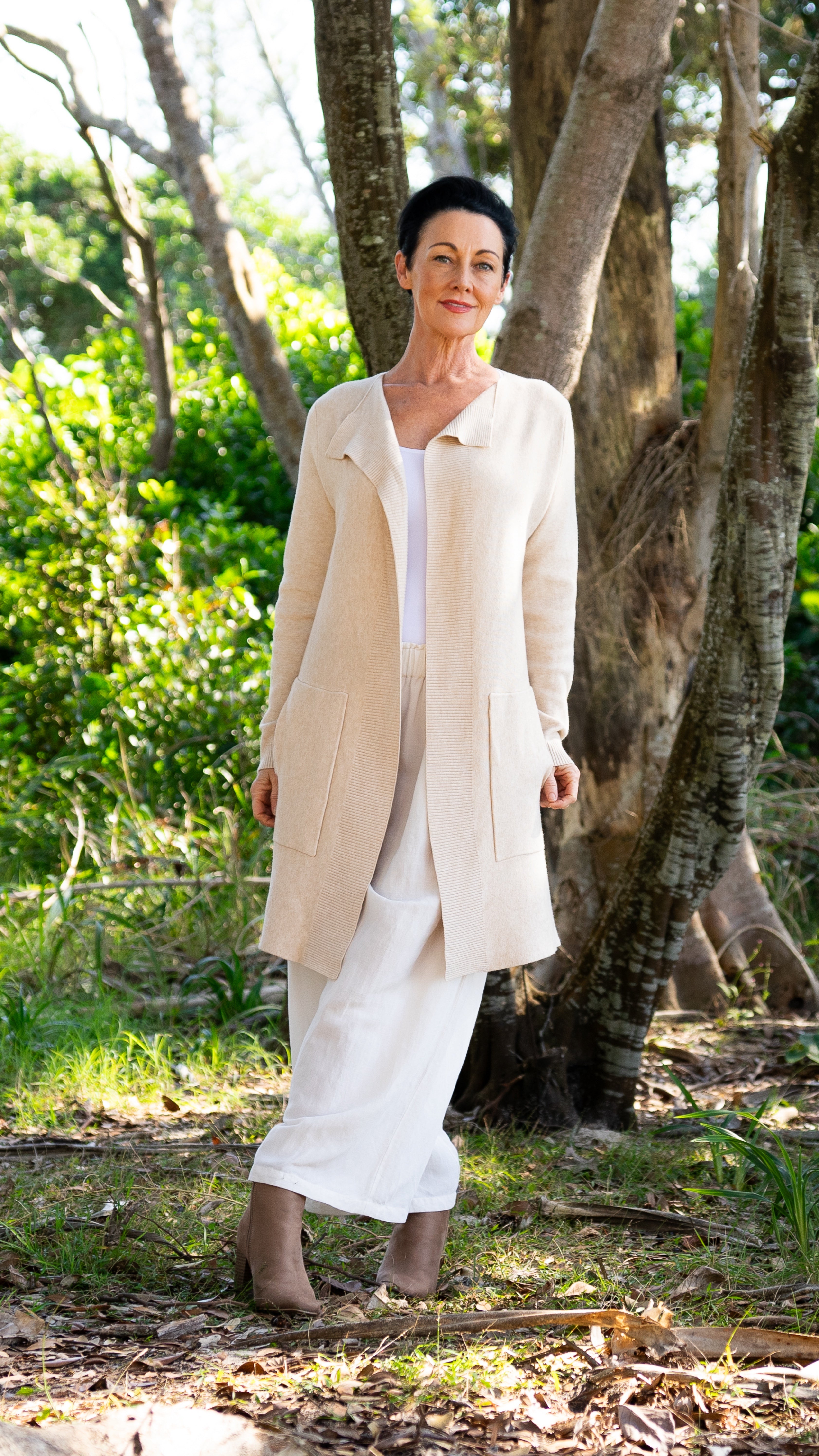 NEW Samira Cardigan in Bisque