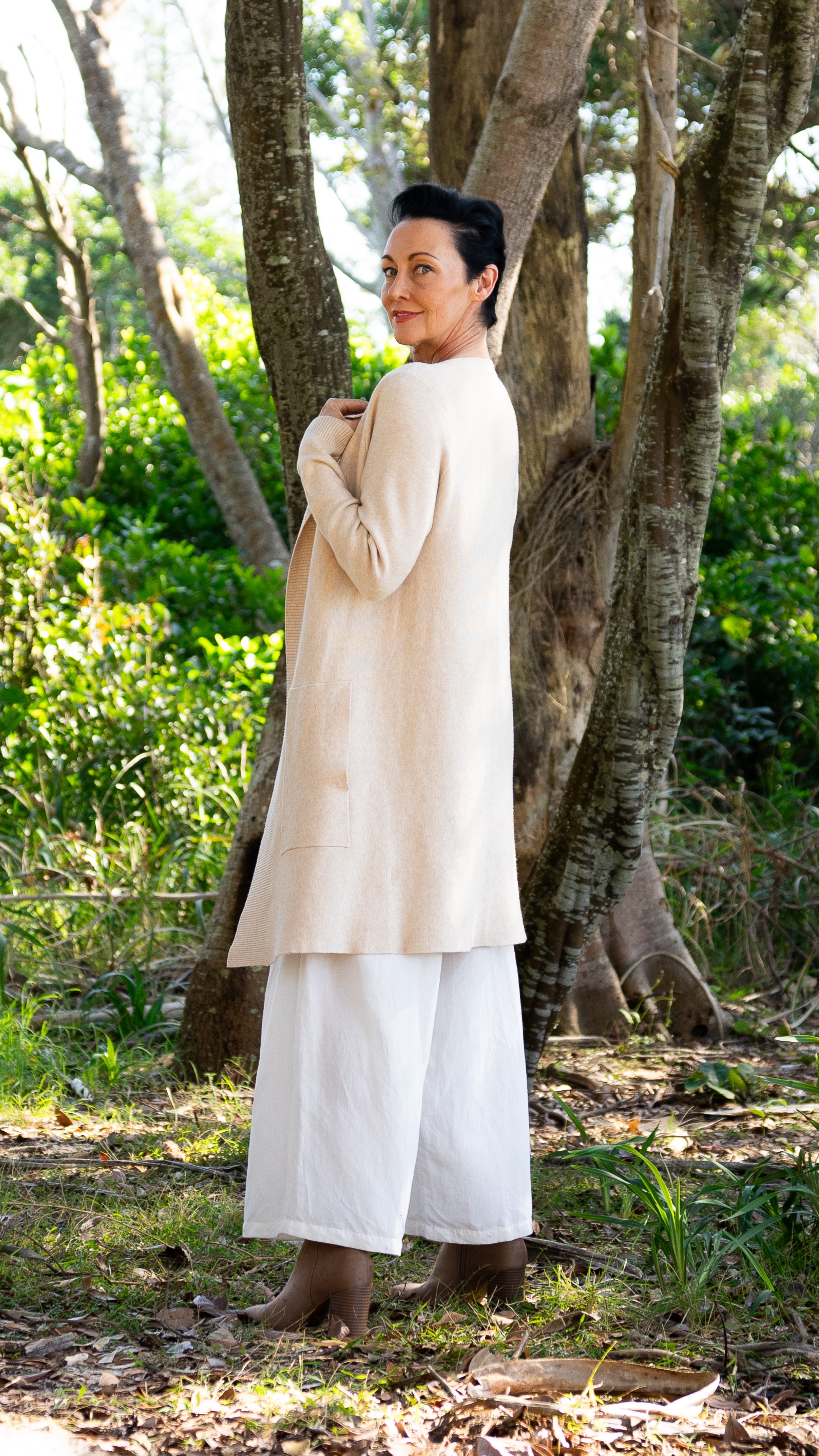 NEW Samira Cardigan in Bisque