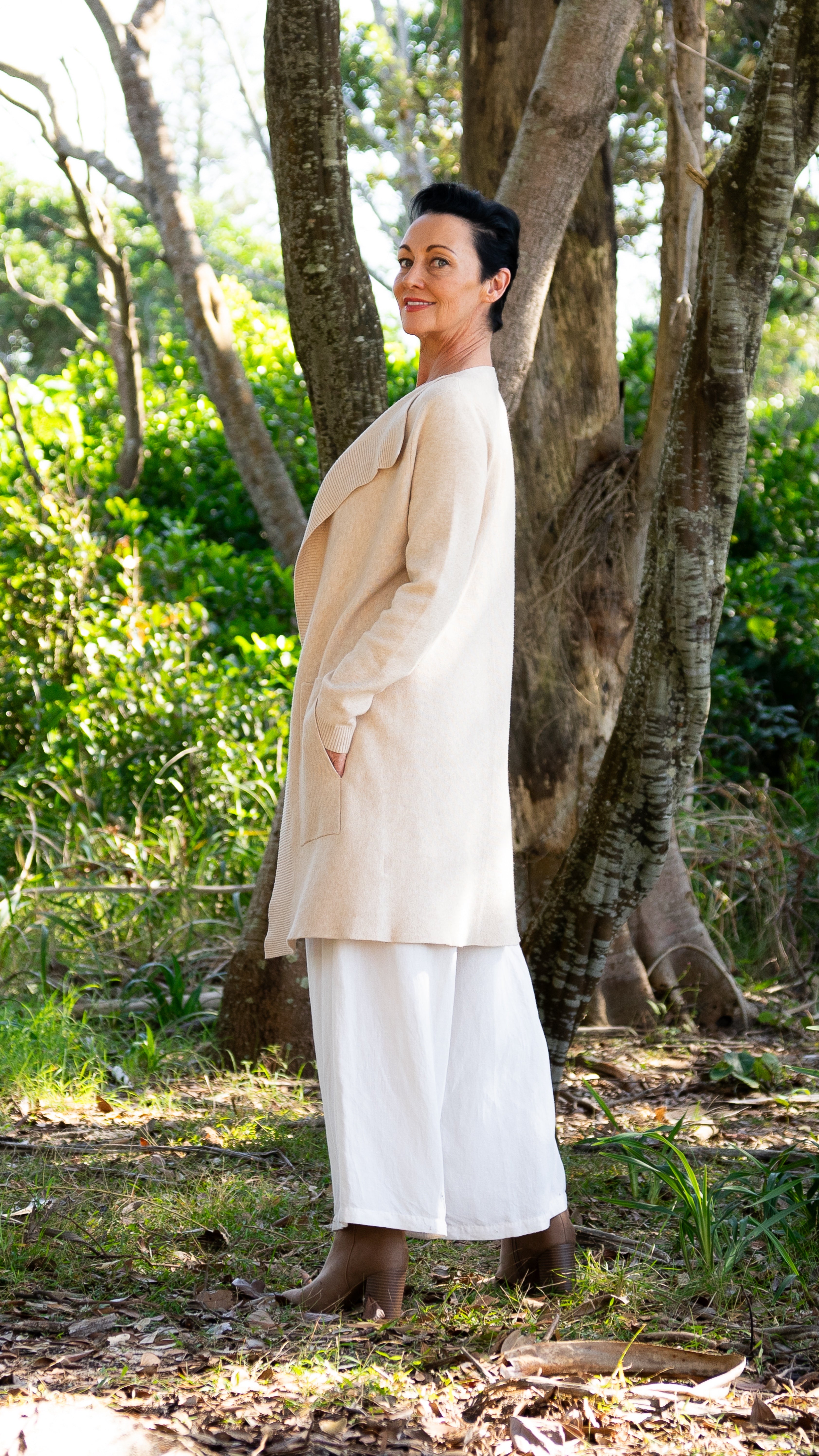 NEW Samira Cardigan in Bisque