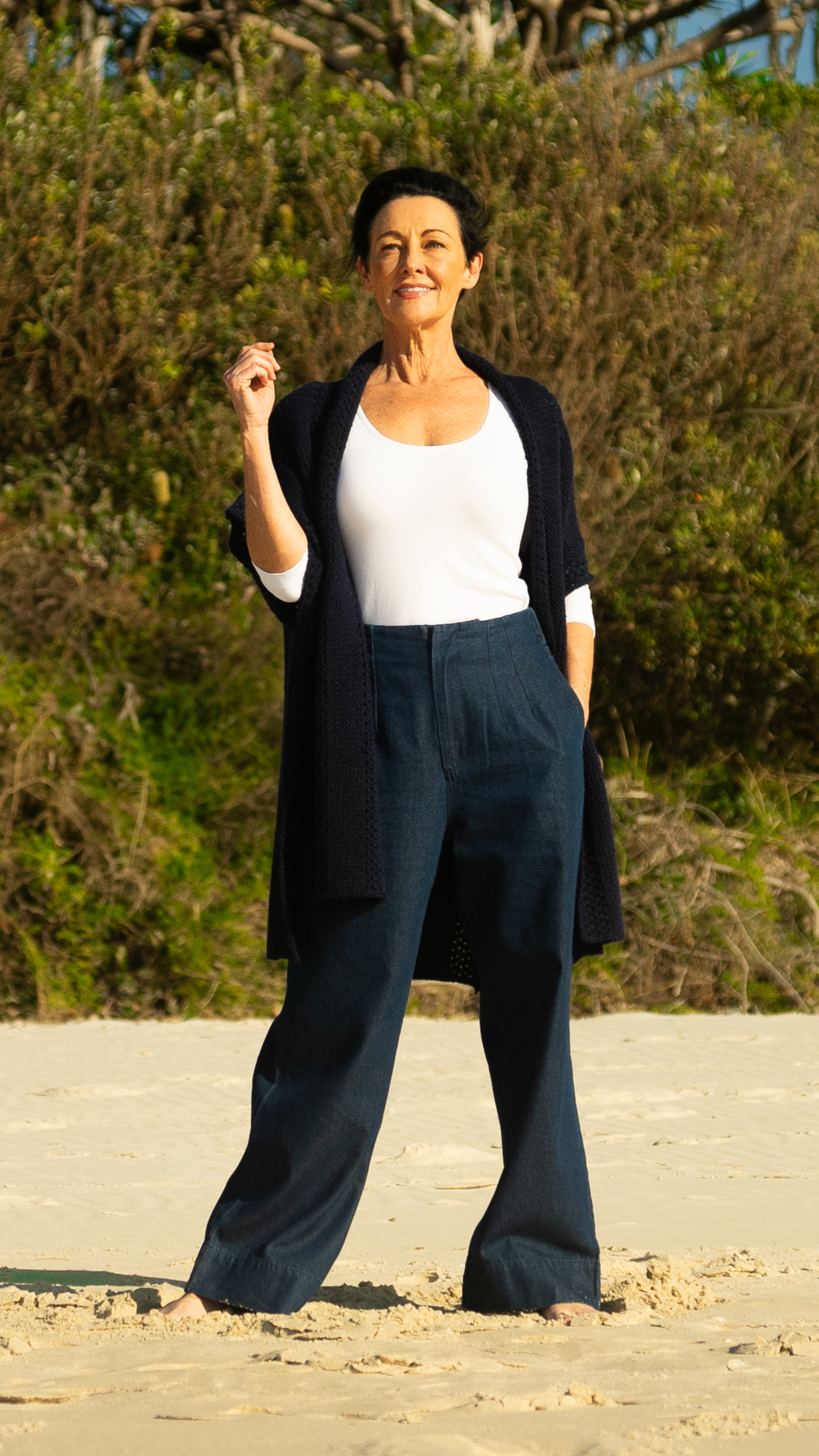 NEW Sloane Denim Pants in Indigo