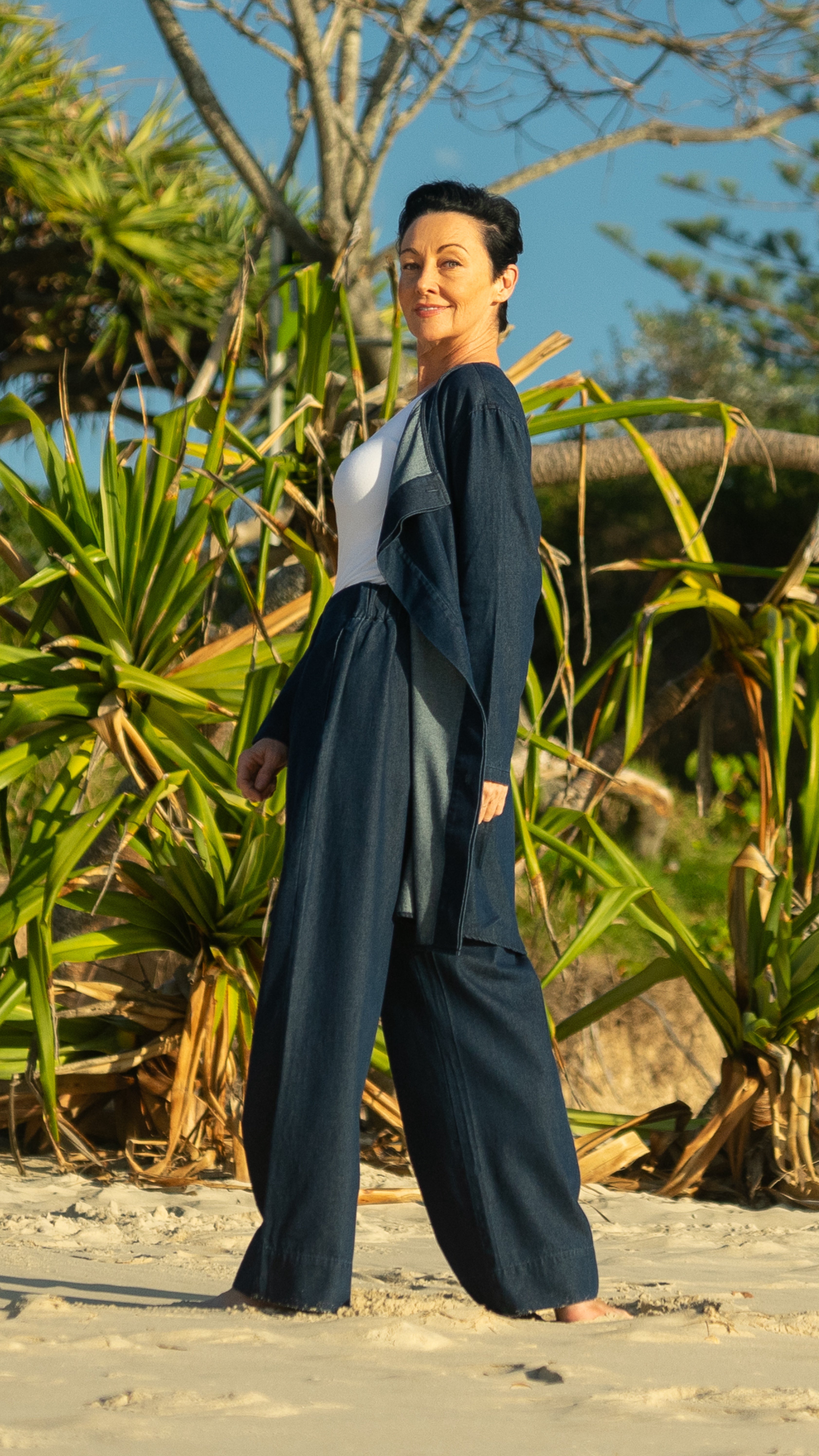 NEW Sloane Denim Pants in Indigo
