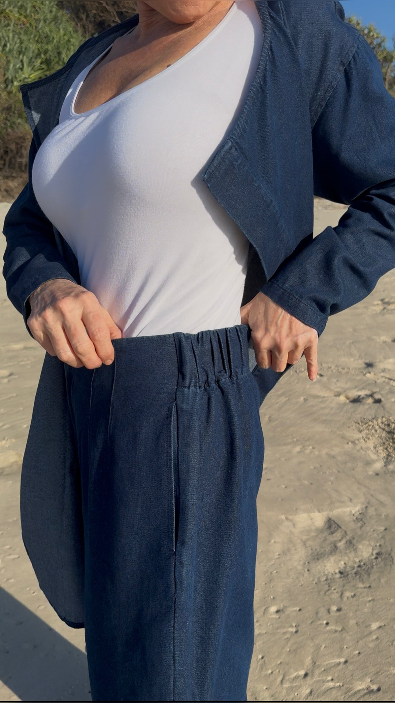 NEW Sloane Denim Pants in Indigo