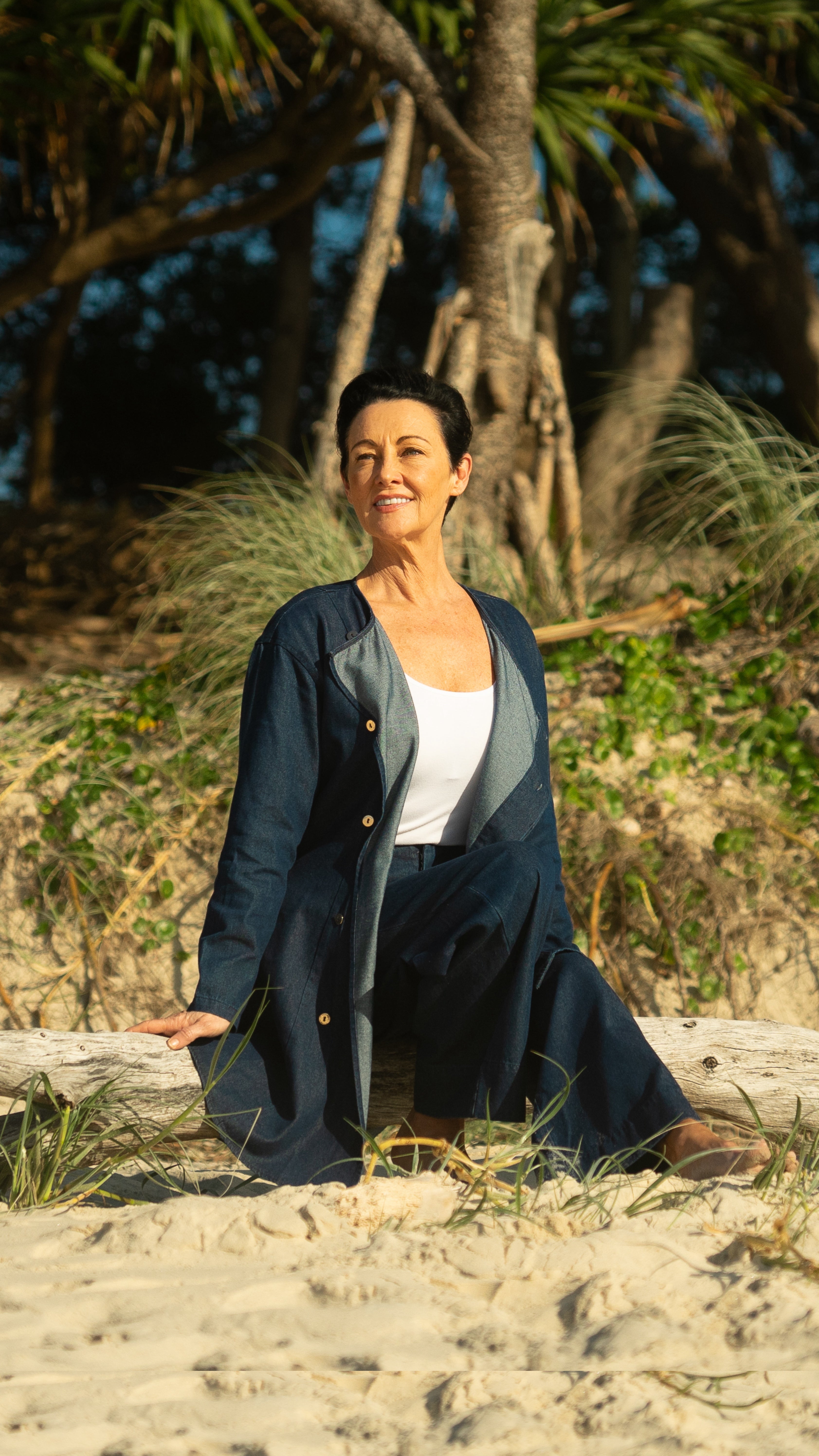 NEW Sloane Denim Tunic Jacket/Top/Dress in Indigo