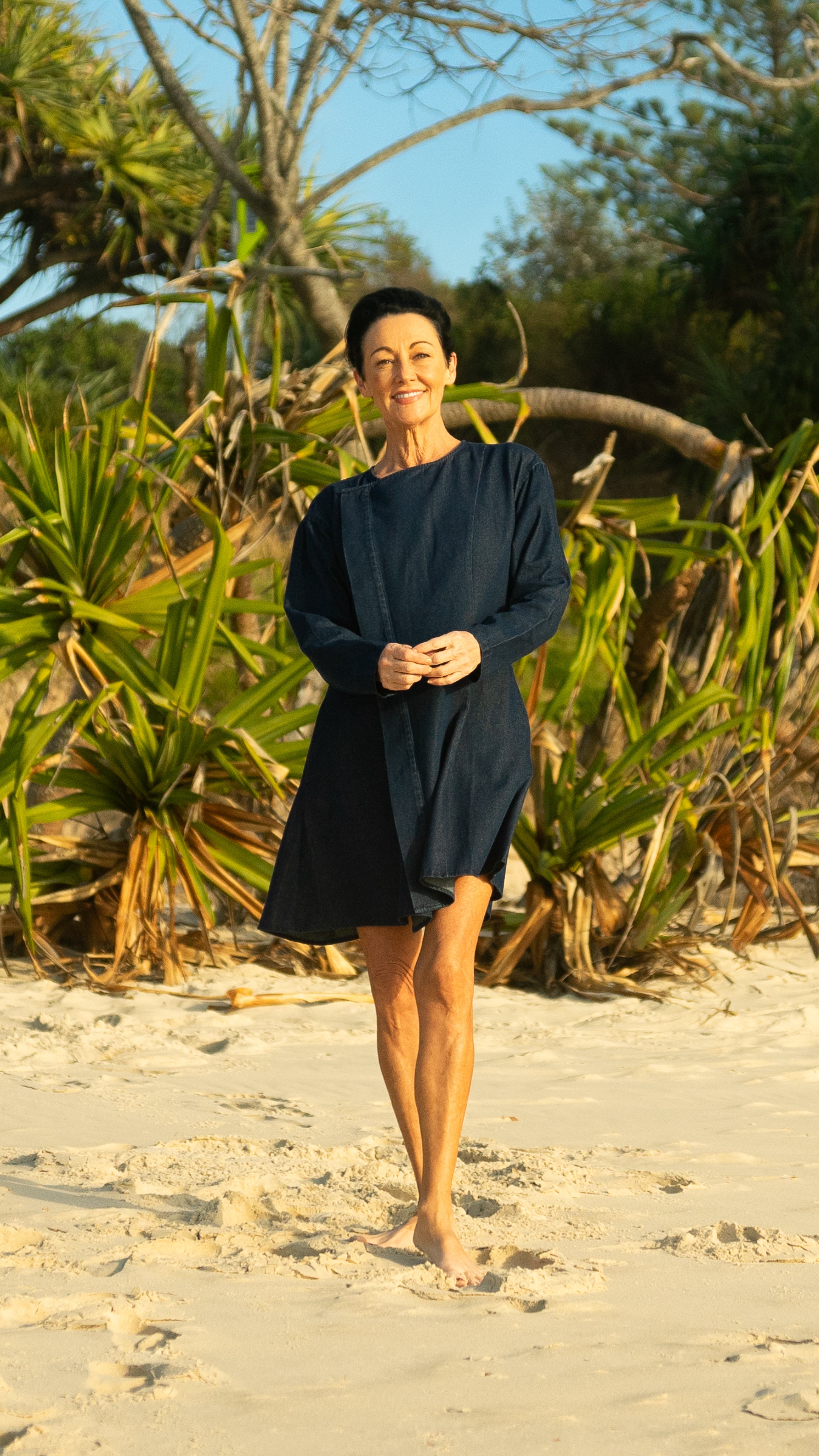 NEW Sloane Denim Tunic Jacket/Top/Dress in Indigo