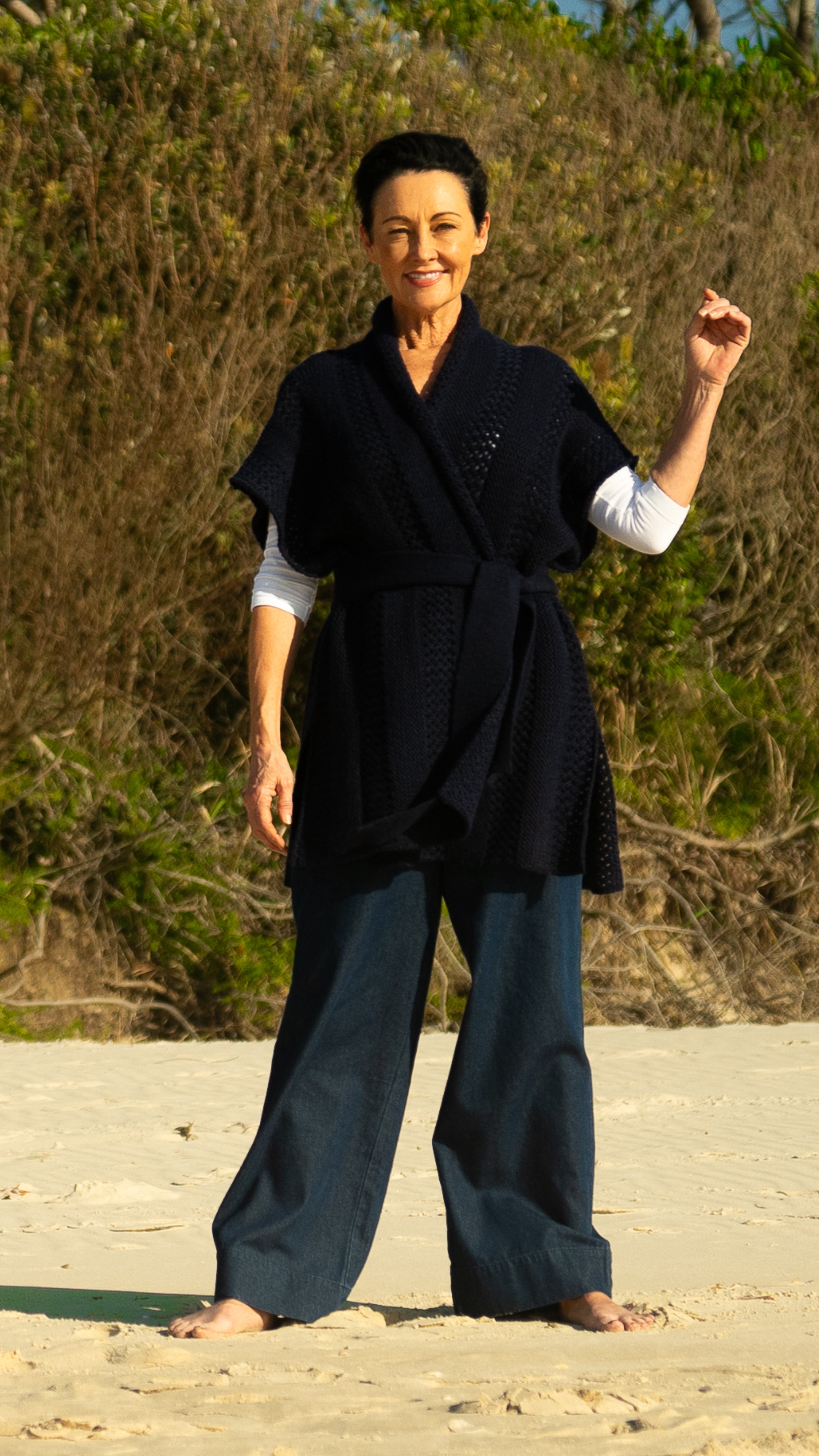 NEW Luna Knit Vest Navy