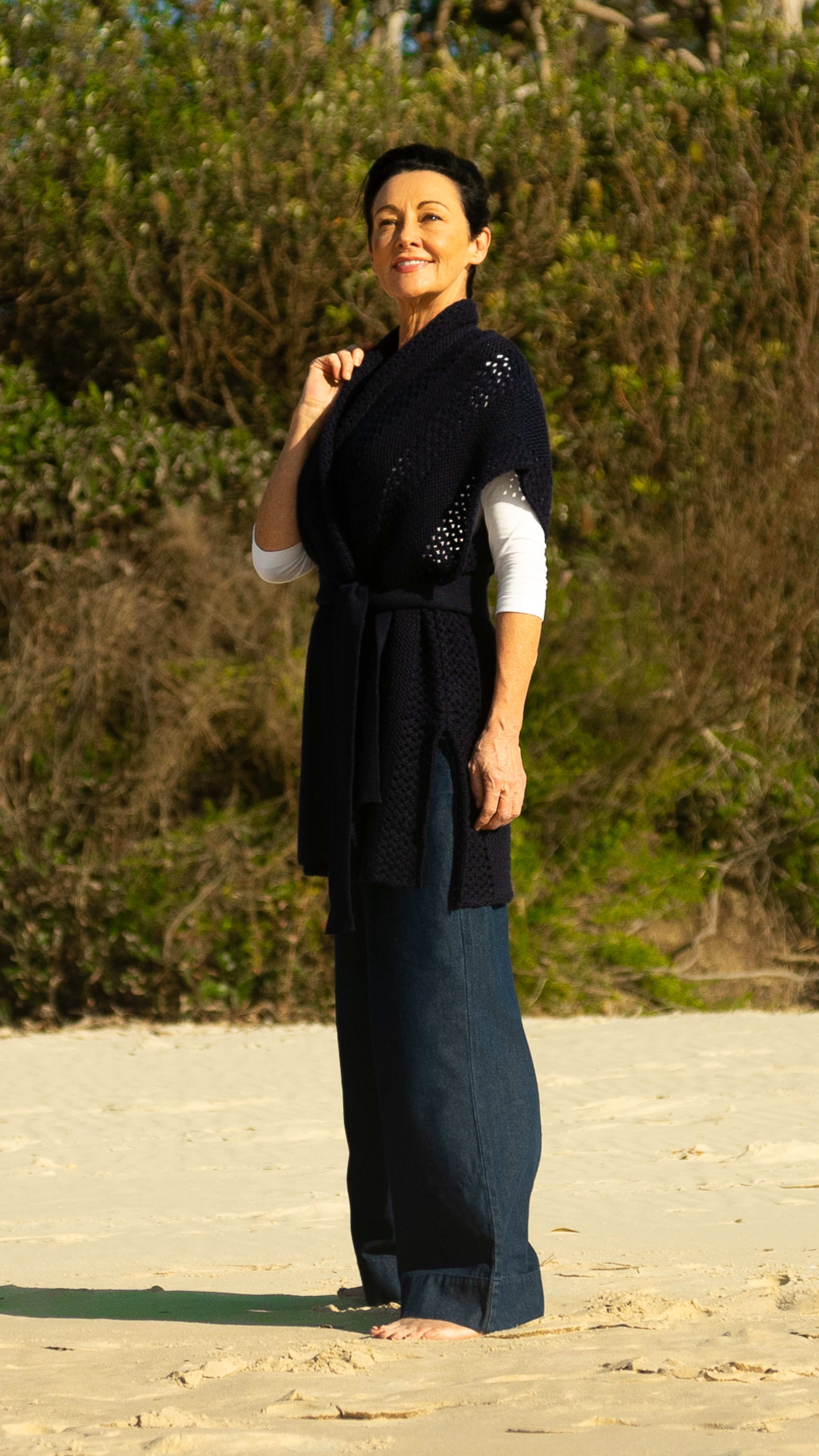 NEW Luna Knit Vest Navy