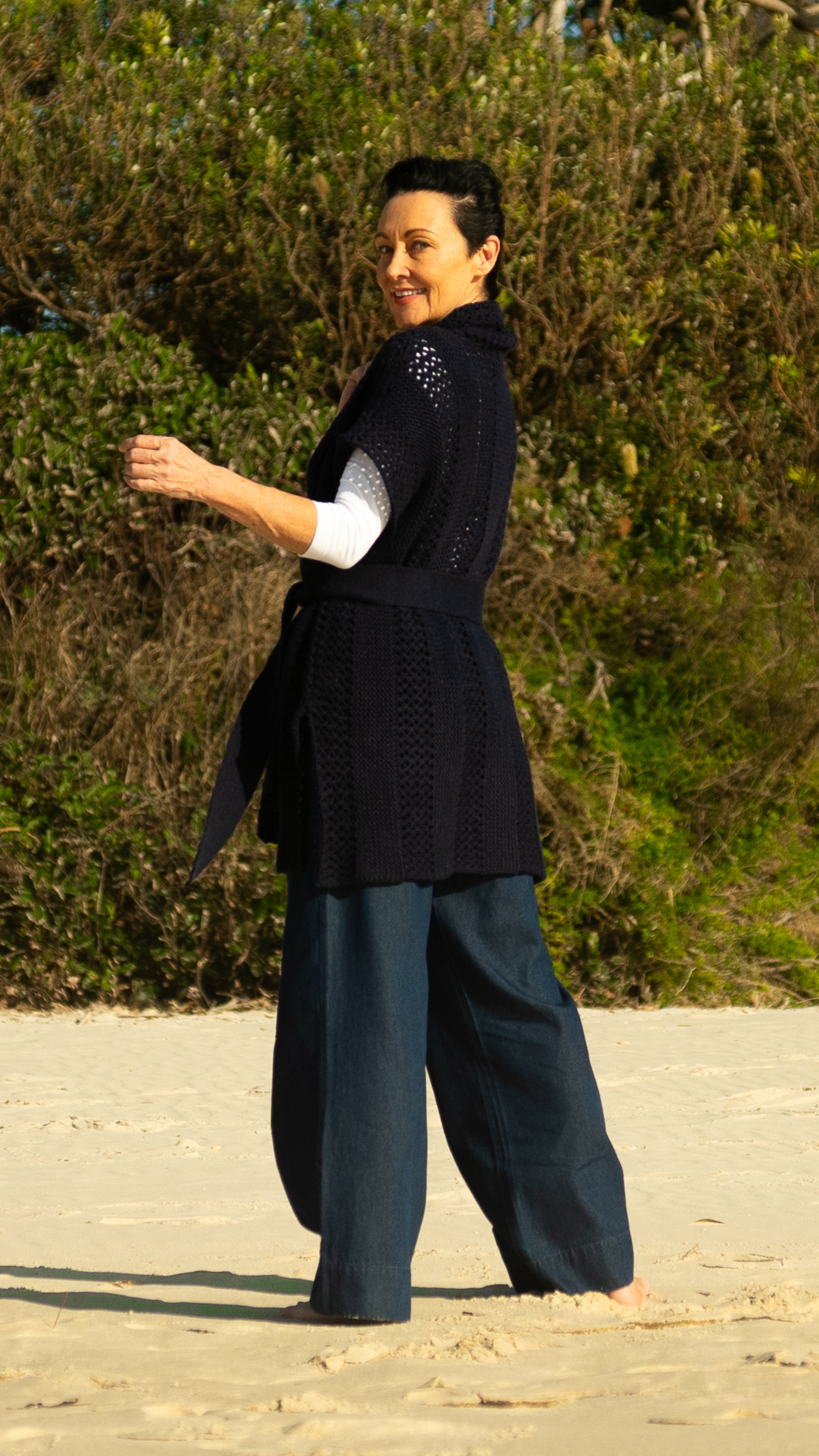 NEW Luna Knit Vest Navy