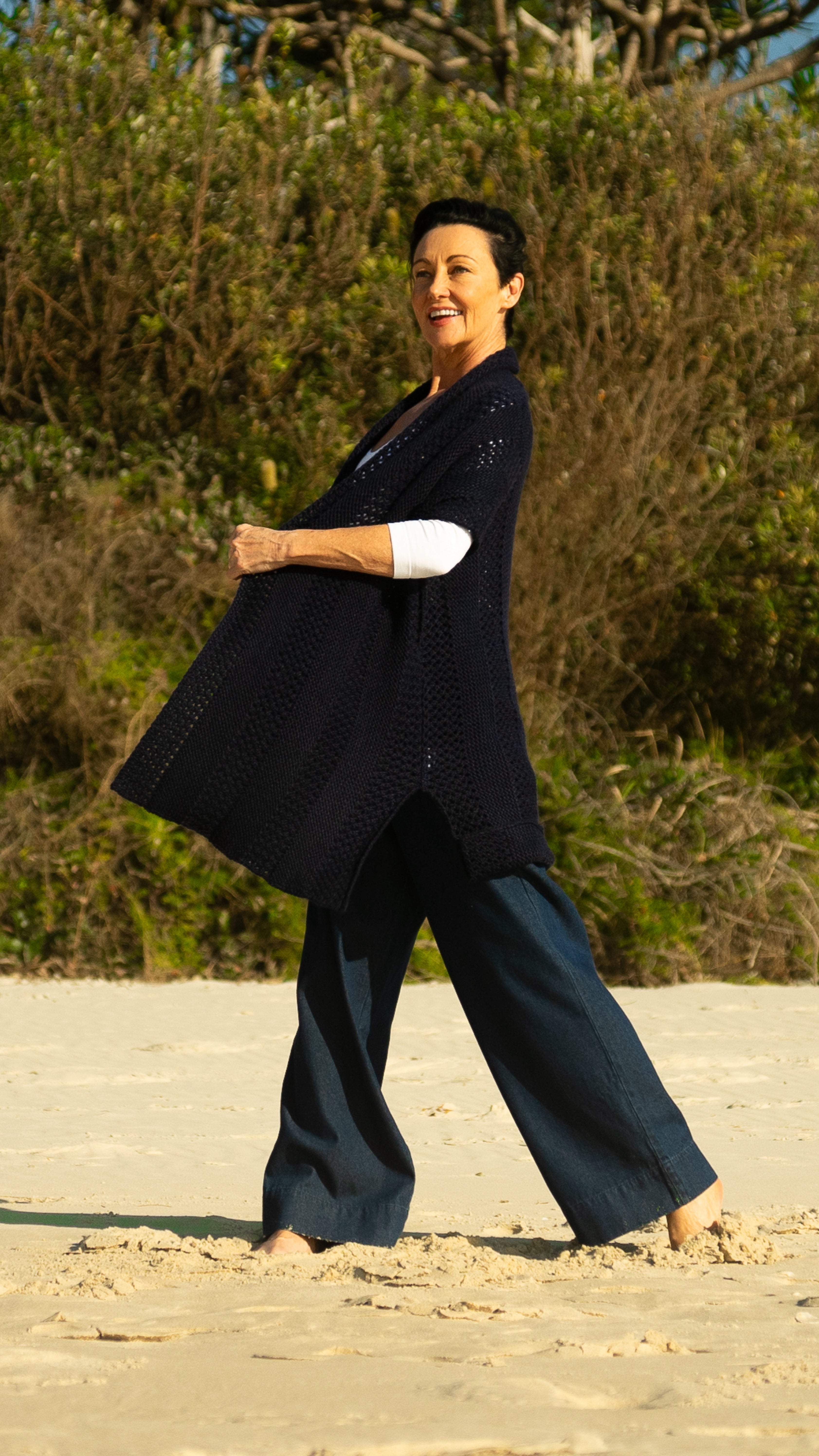 NEW Luna Knit Vest Navy