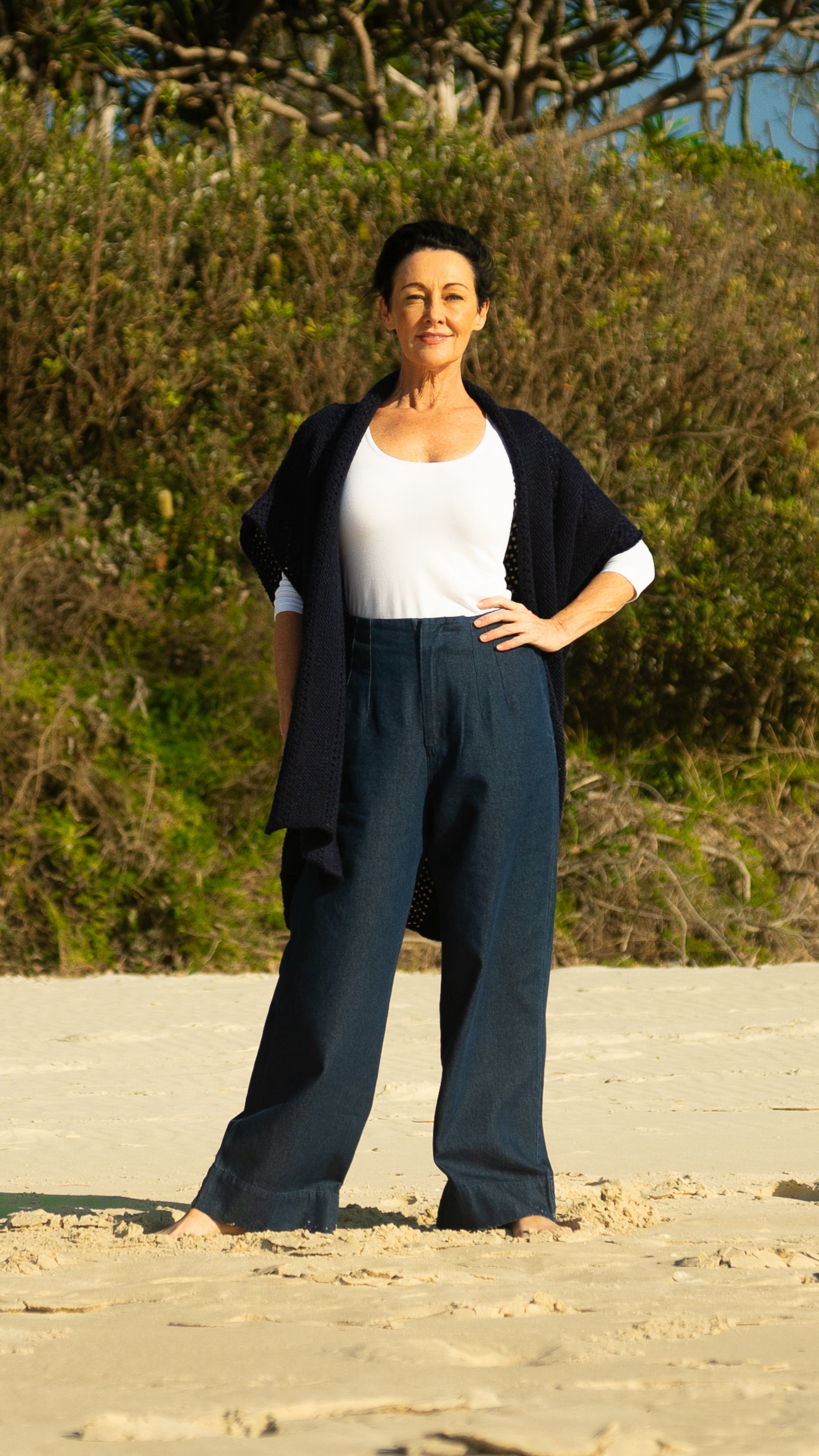 NEW Luna Knit Vest Navy